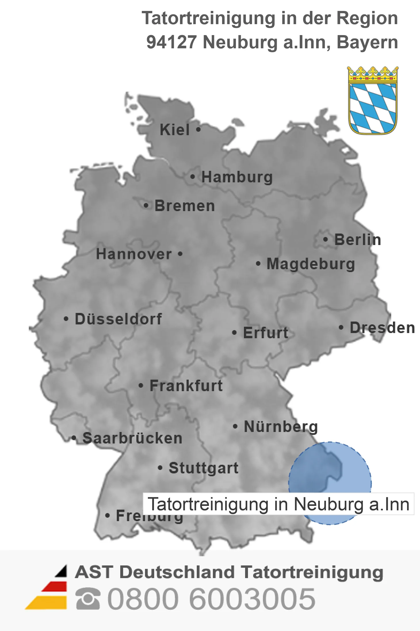 Tatortreinigung Neuburg a.Inn