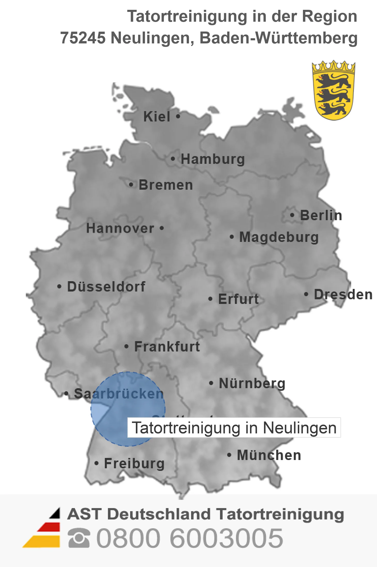 Tatortreinigung Neulingen