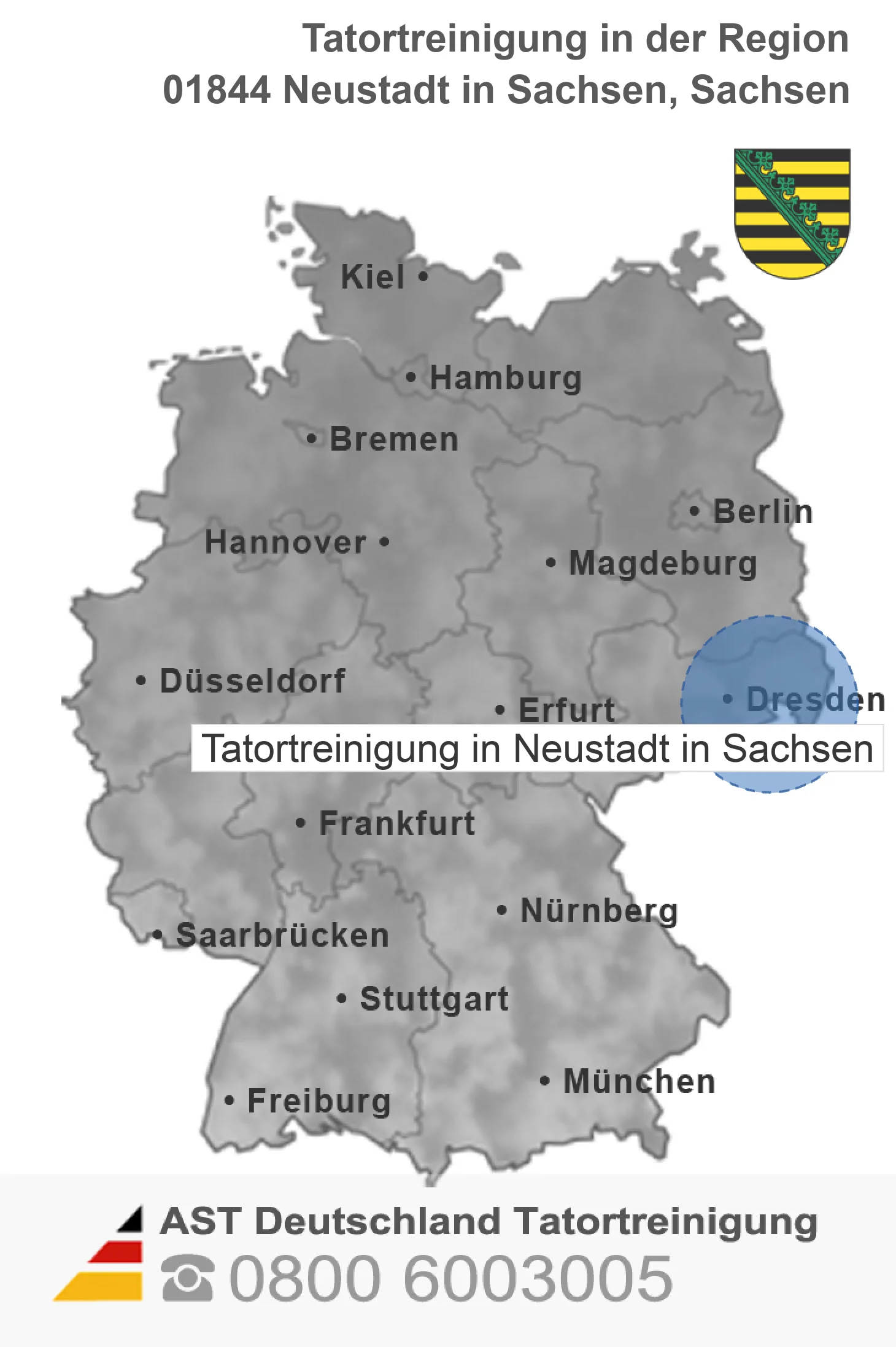 Leichenfundortreinigung Neustadt in Sachsen