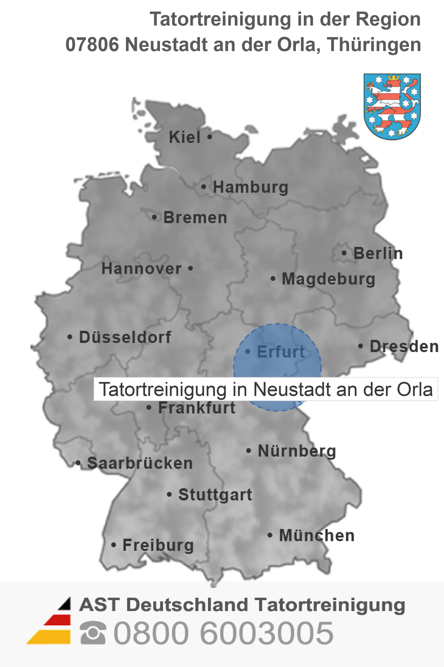 Tatortreinigung Neustadt an der Orla