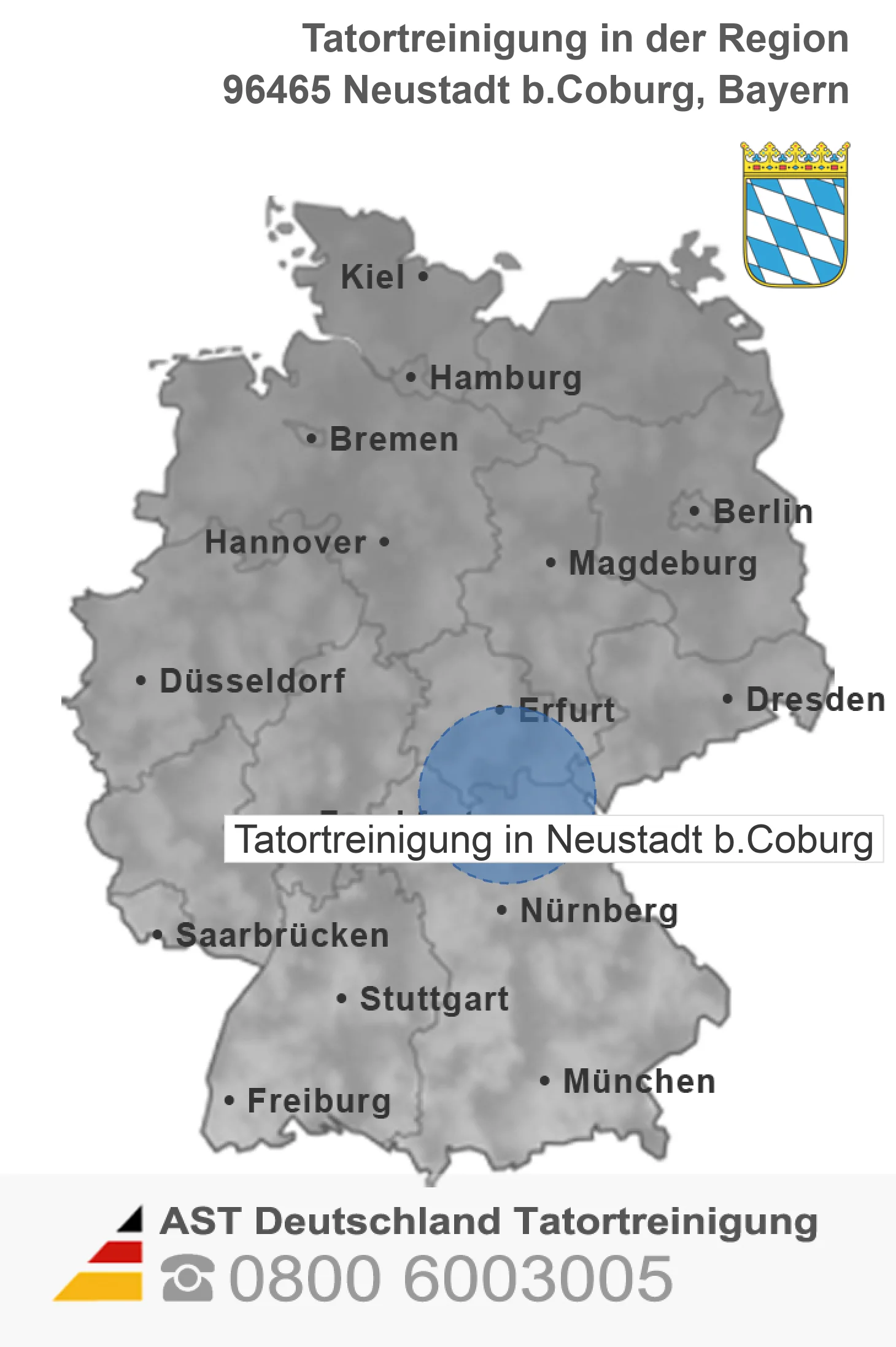 Leichenfundortreinigung Neustadt b.Coburg