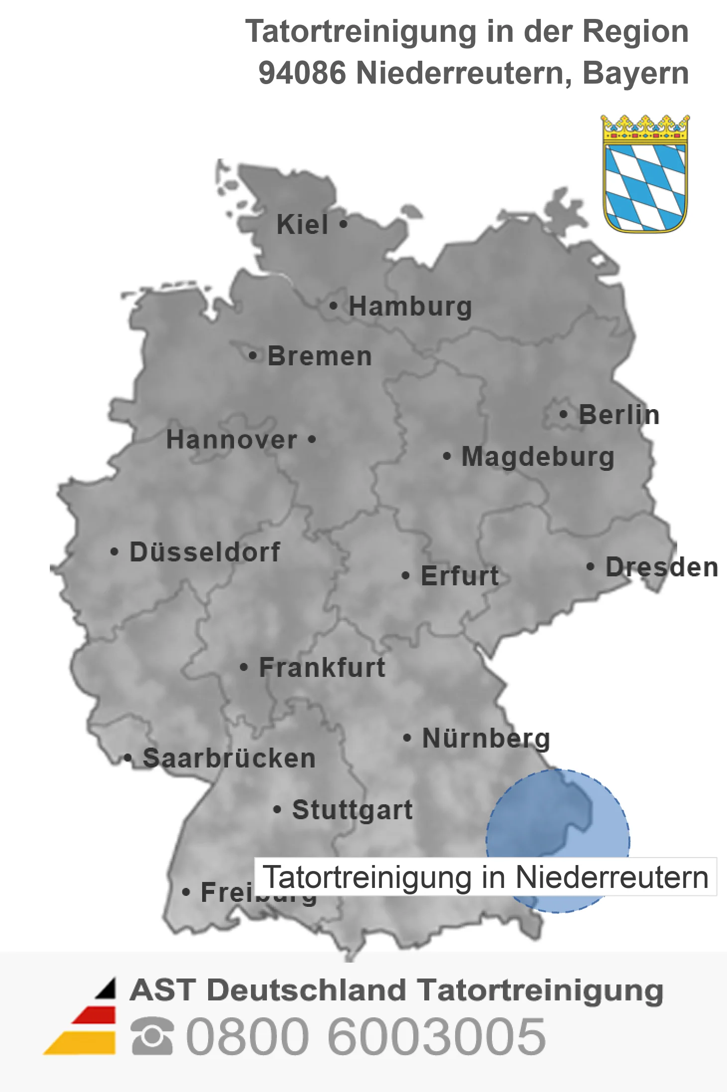 Tatortreinigung Niederreutern