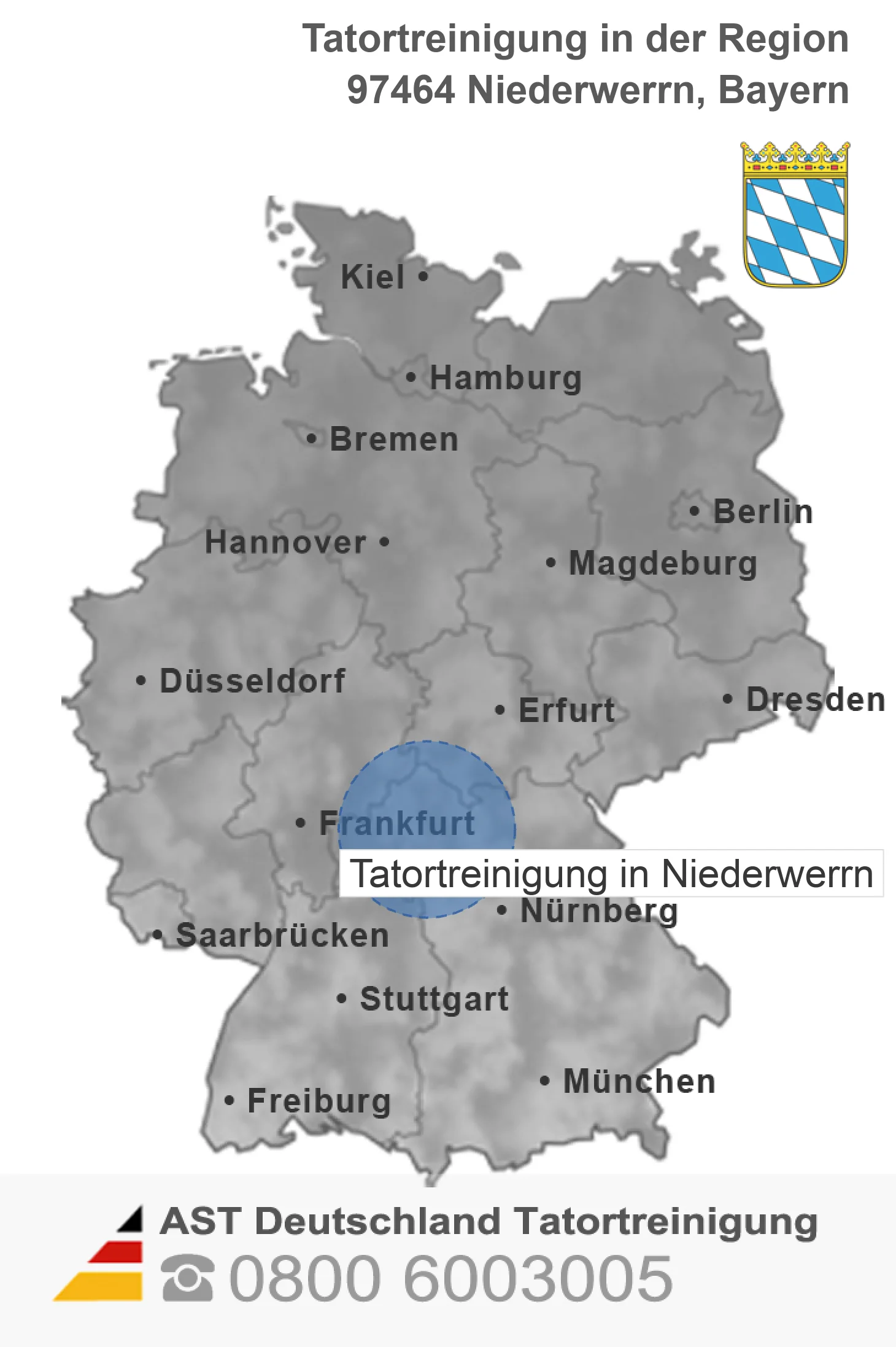 Tatortreinigung Niederwerrn