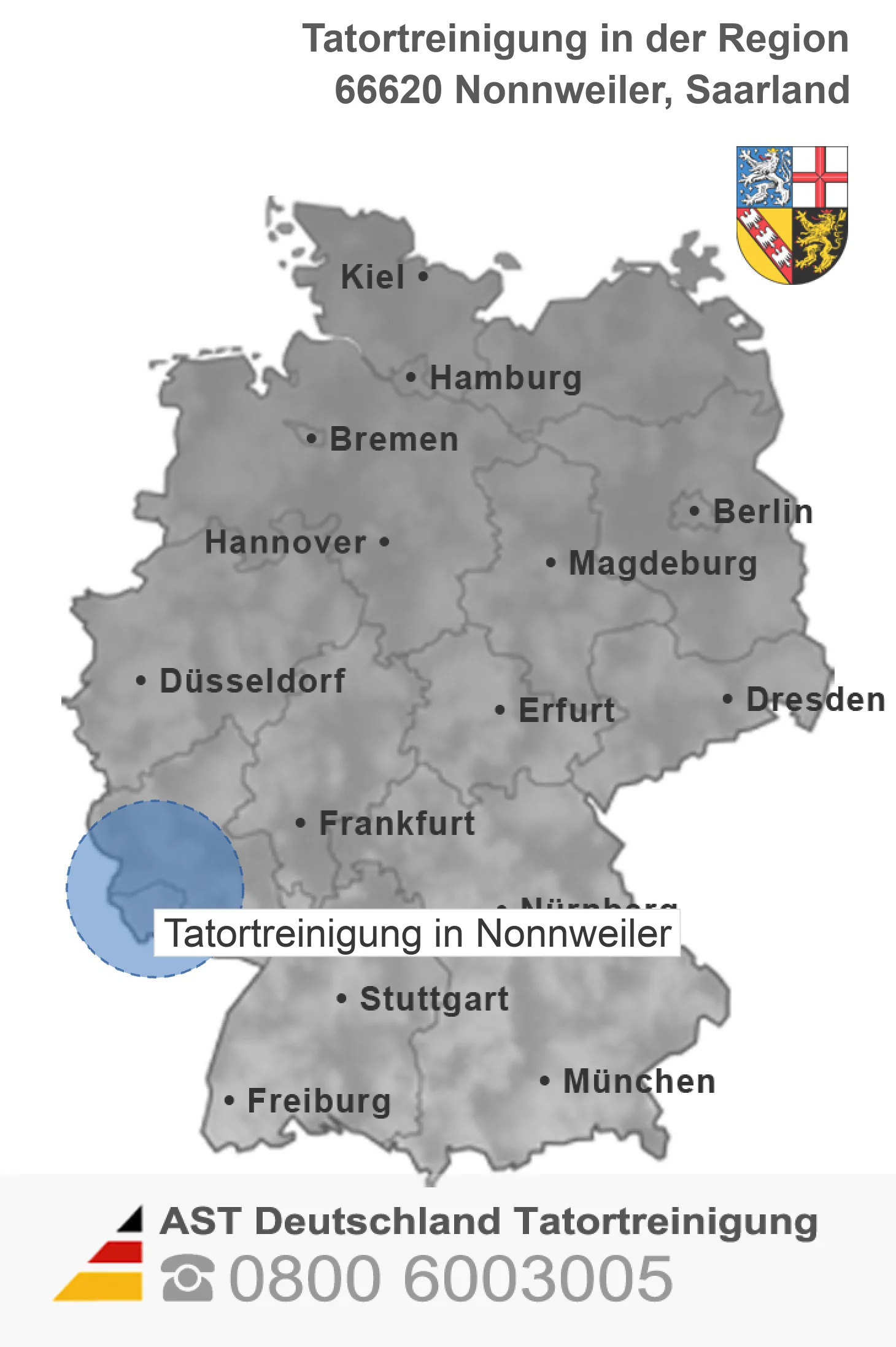Tatortreinigung Nonnweiler