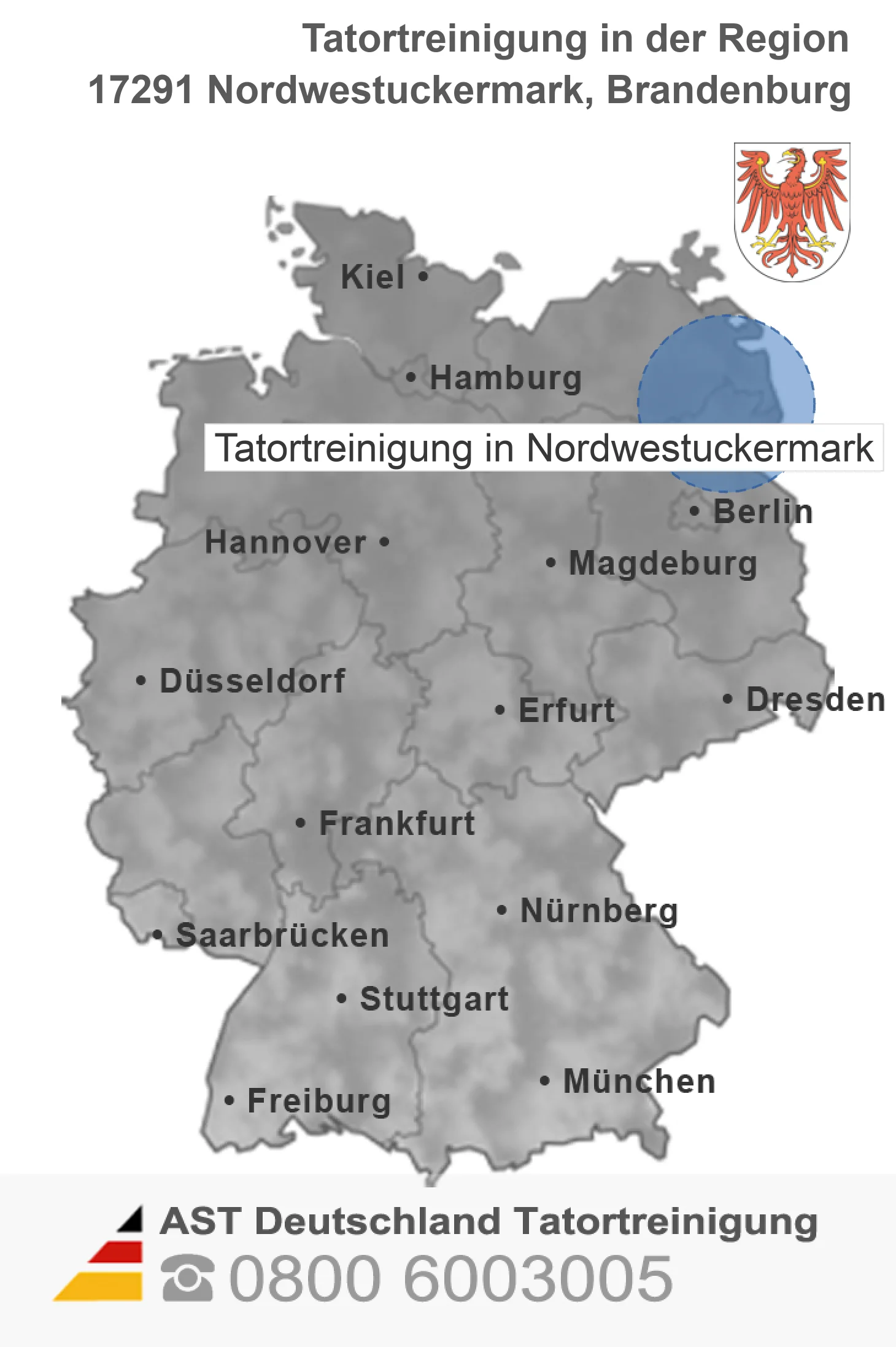 Tatortreinigung Nordwestuckermark
