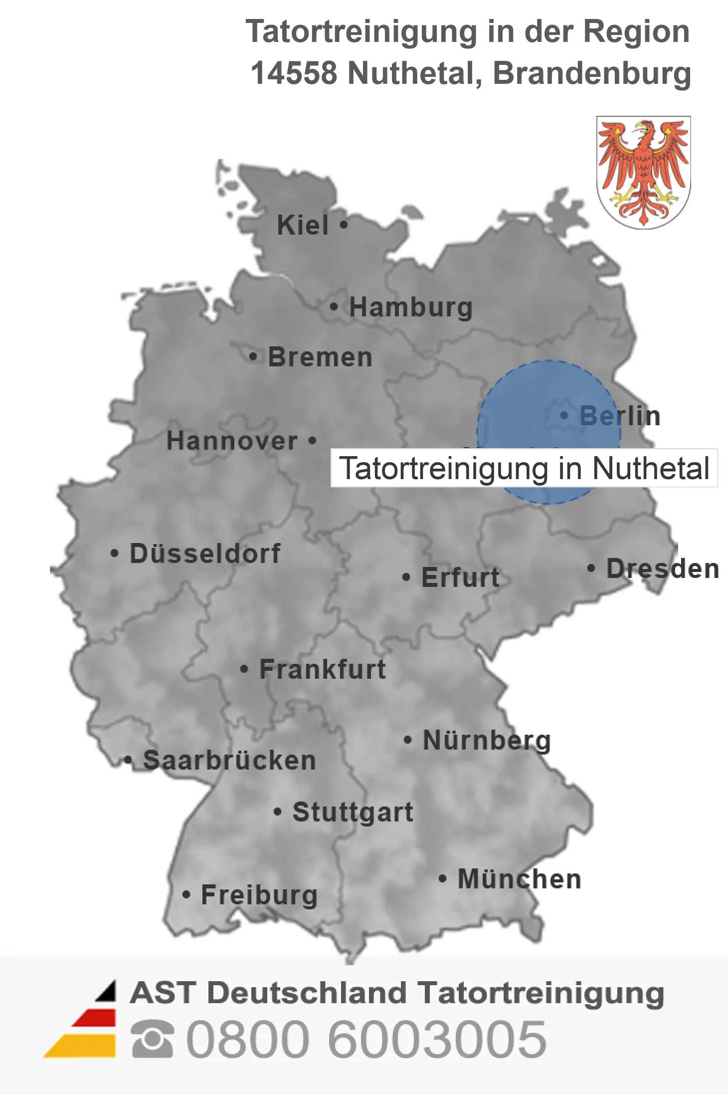 Tatortreinigung Nuthetal