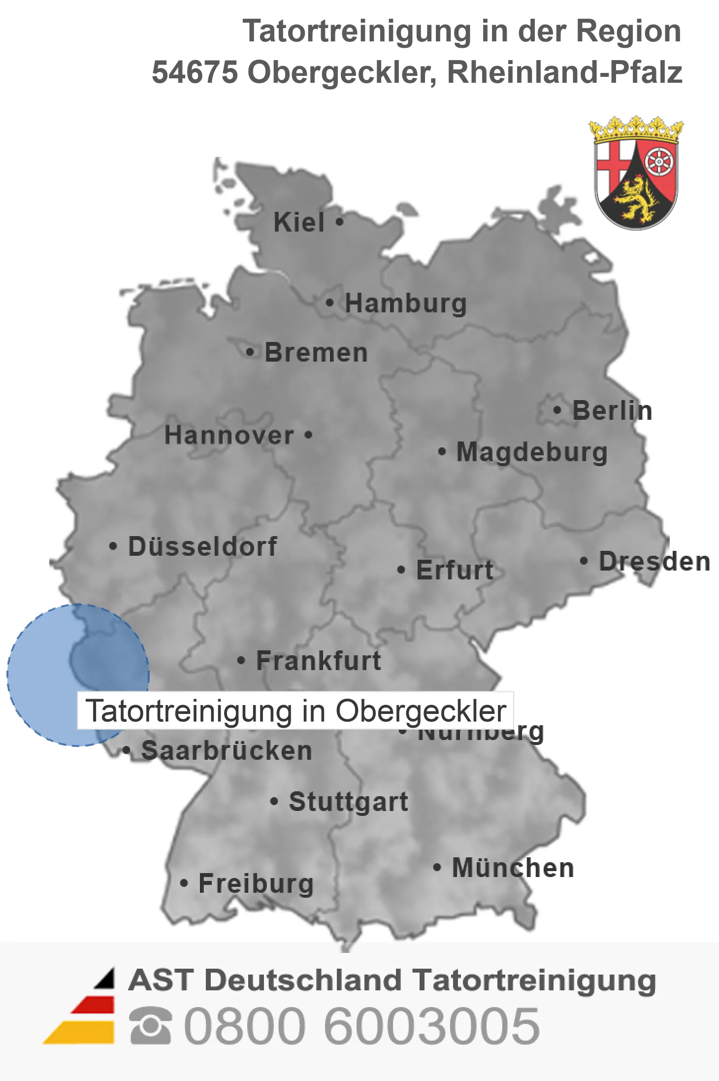 Tatortreinigung Obergeckler