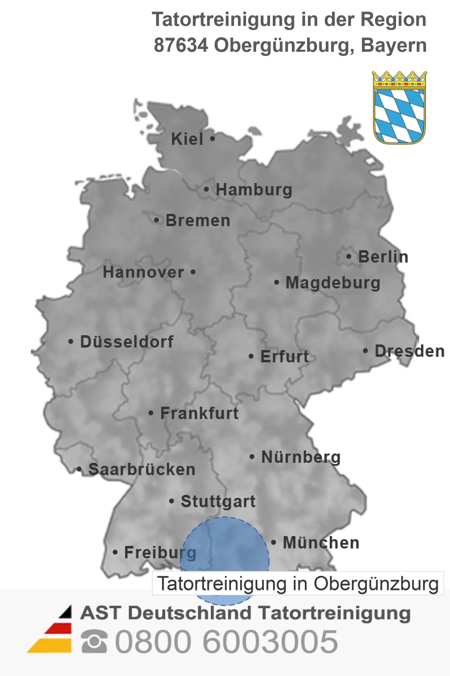 Tatortreinigung Oberg&uuml;nzburg