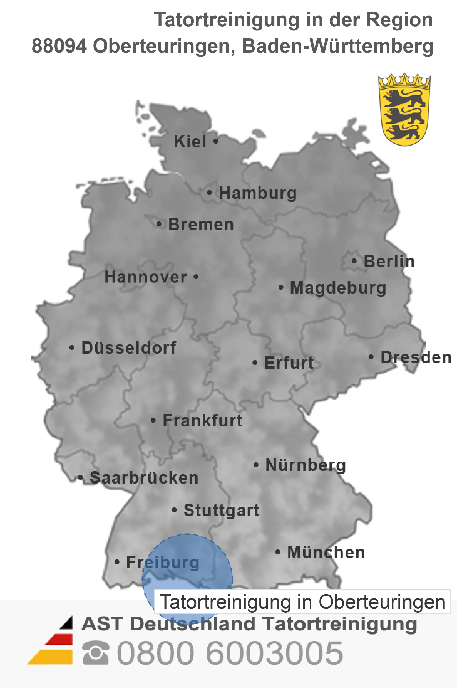 Tatortreinigung Oberteuringen