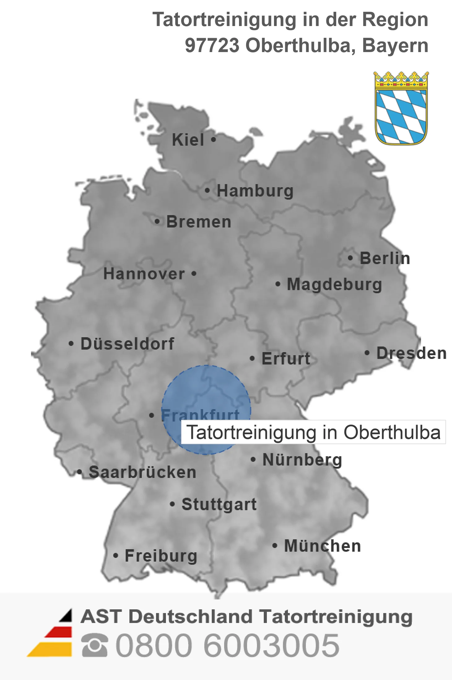 Tatortreinigung Oberthulba