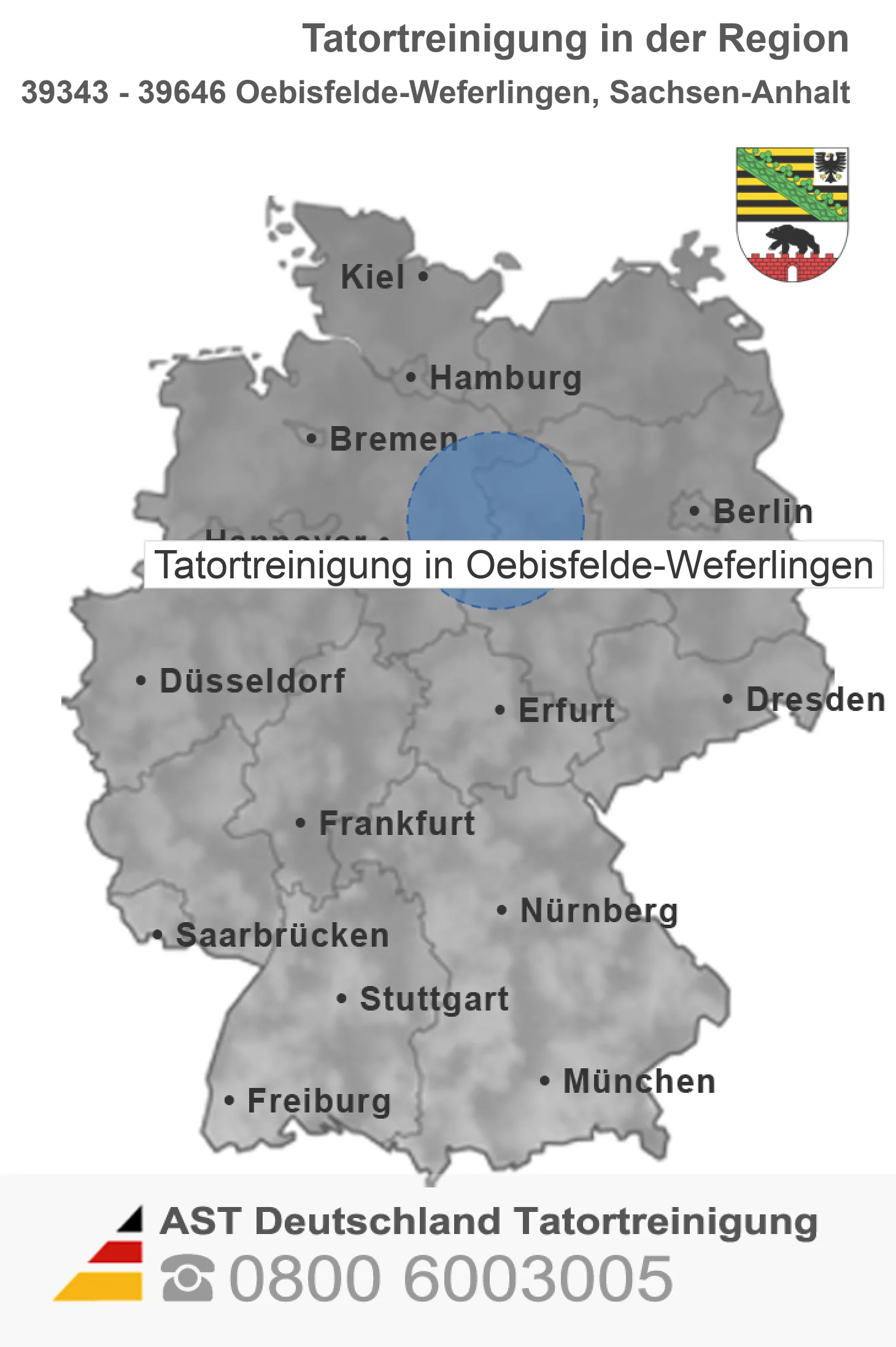 Leichenfundortreinigung Oebisfelde-Weferlingen