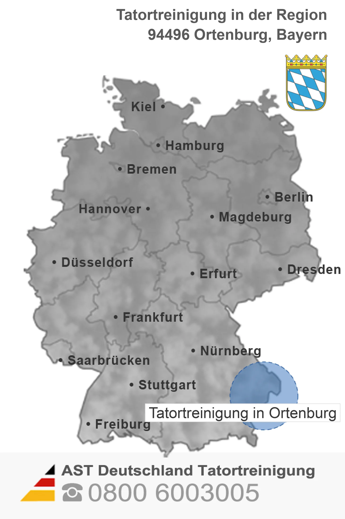 Tatortreinigung Ortenburg
