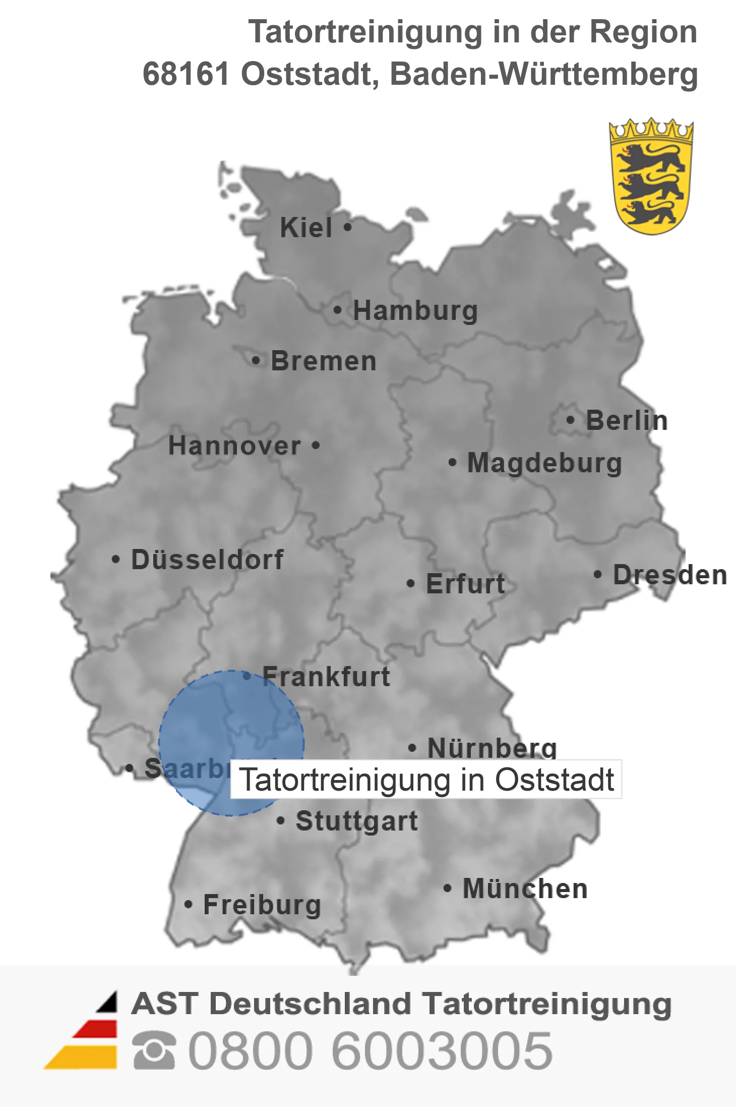 Tatortreinigung Oststadt