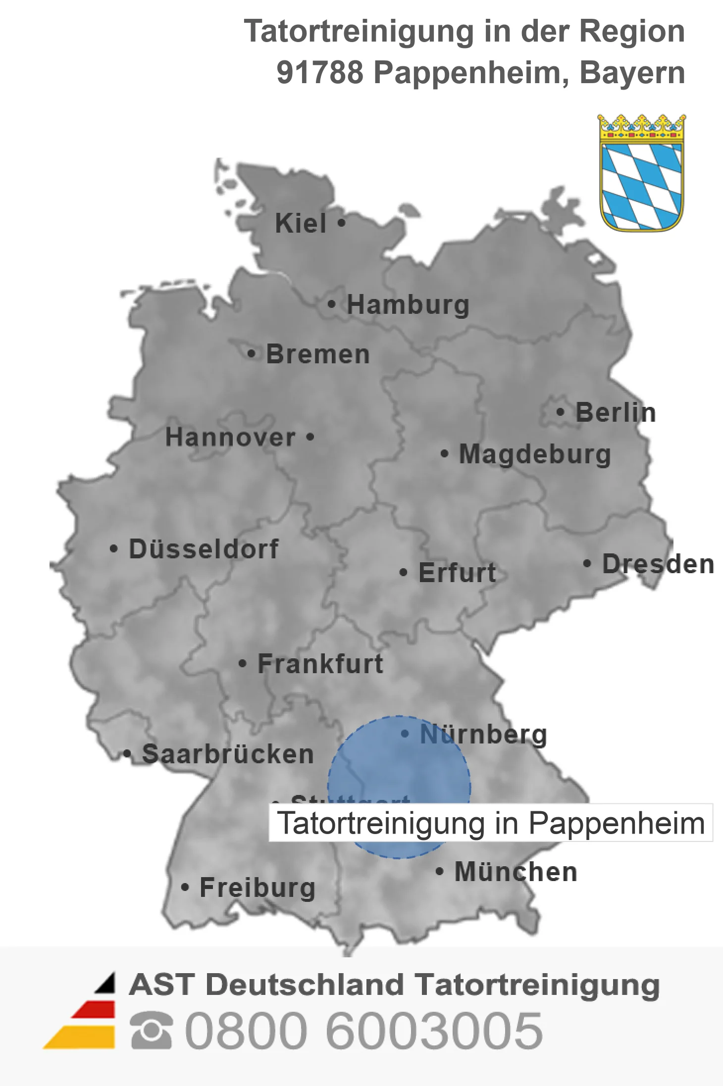 Tatortreinigung Pappenheim