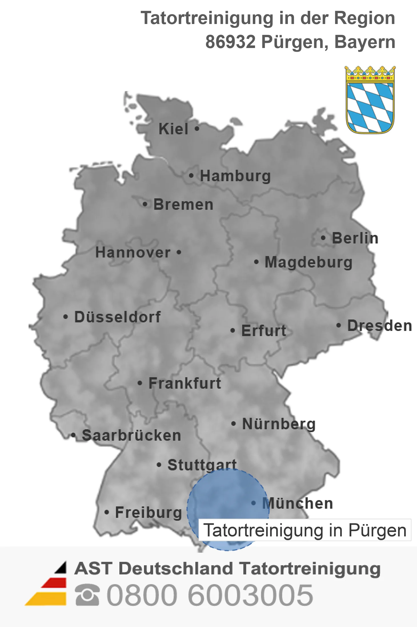 Tatortreinigung P&uuml;rgen