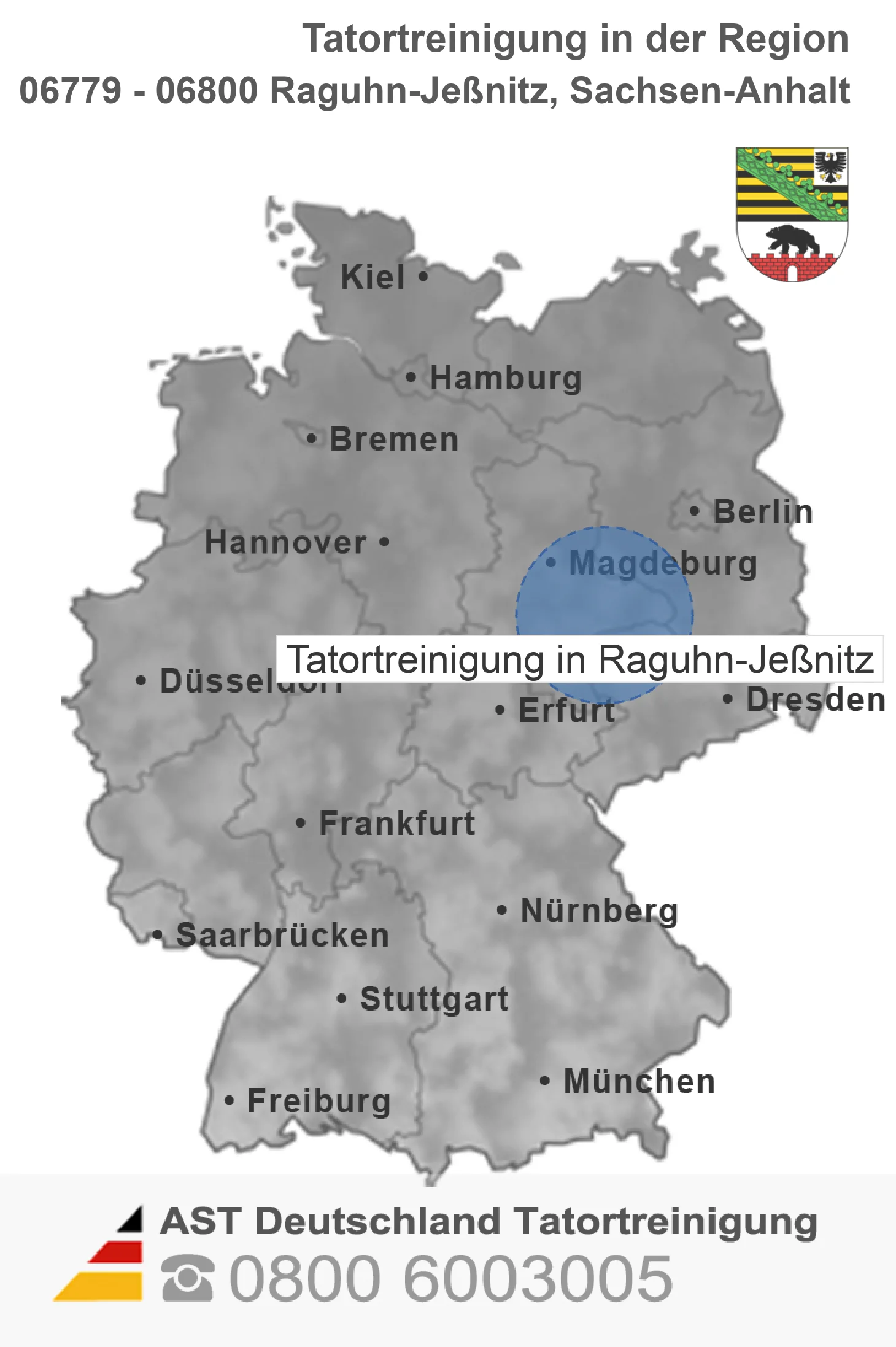 Tatortreinigung Raguhn-Je&szlig;nitz