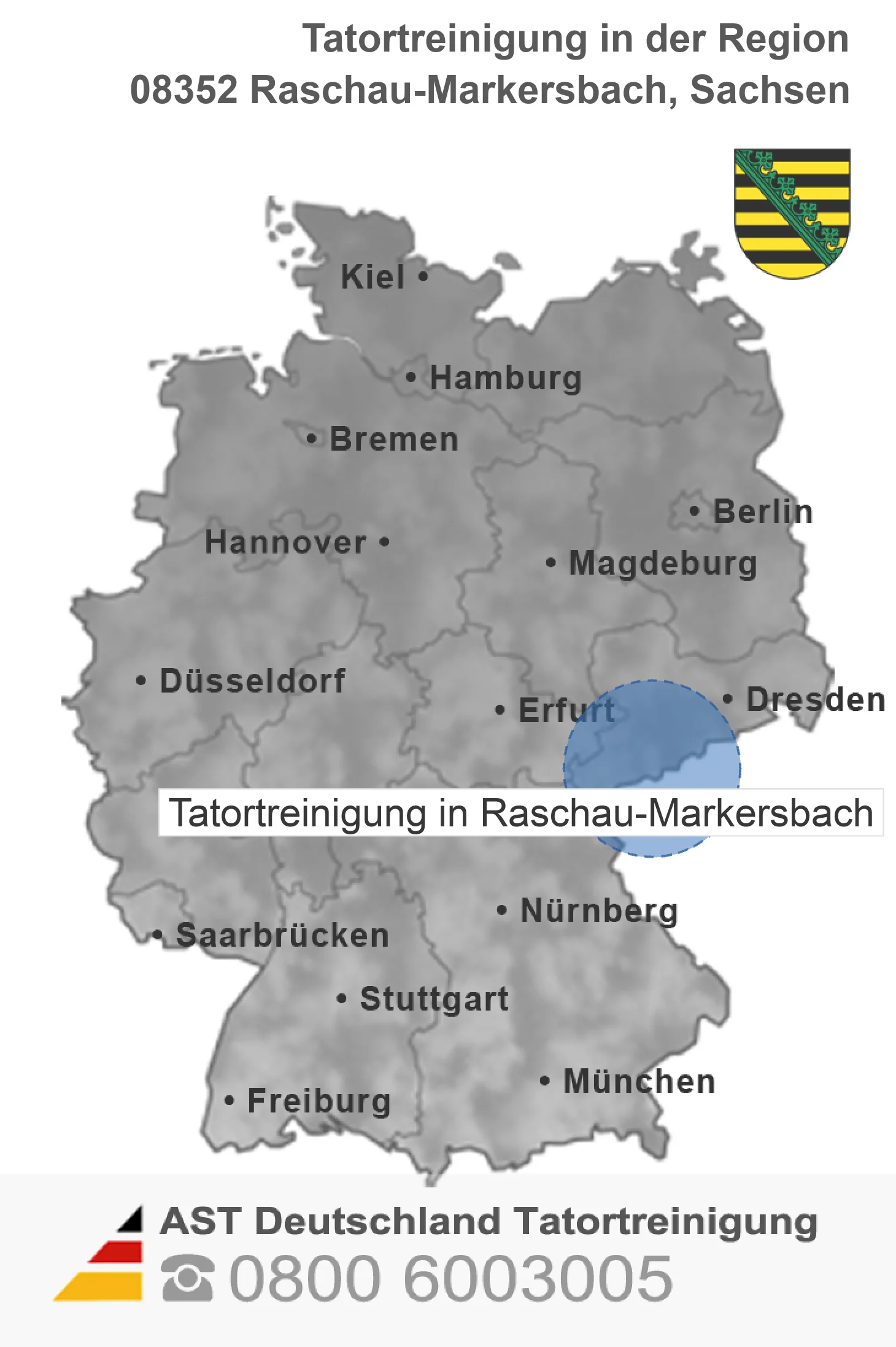 Tatortreinigung Raschau-Markersbach
