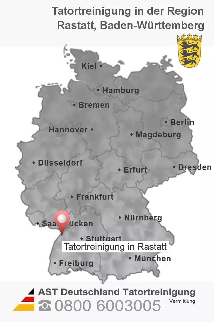 Tatortreinigung Rastatt