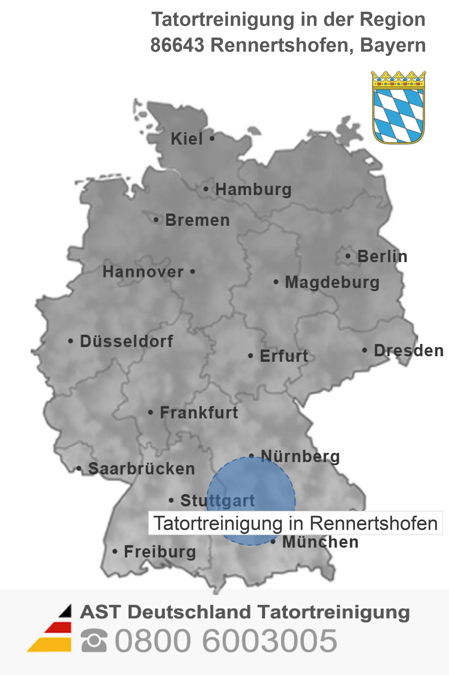 Tatortreinigung Rennertshofen