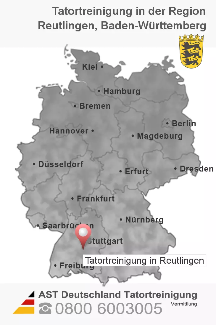Tatortreinigung Reutlingen