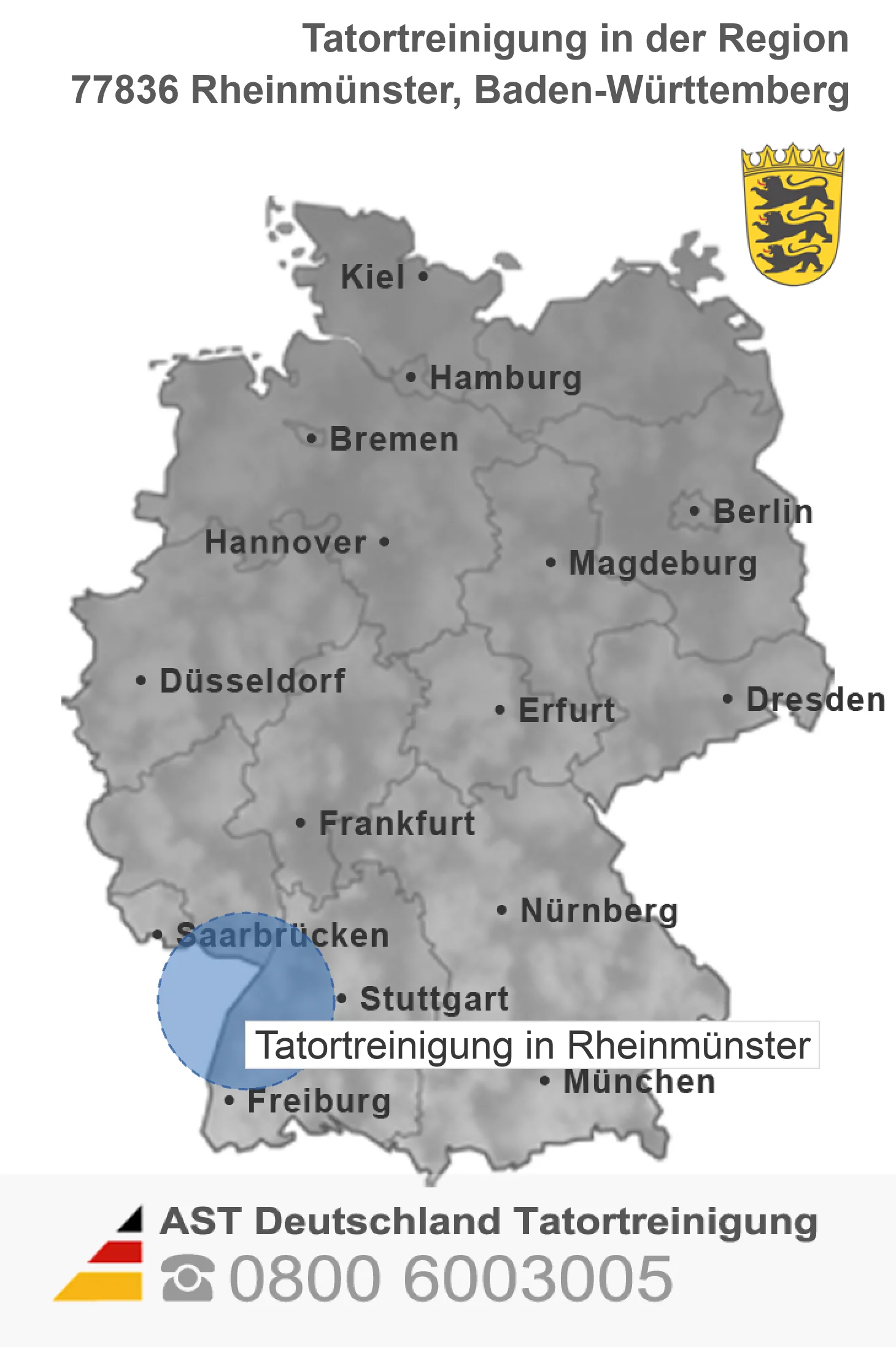 Tatortreinigung Rheinm&uuml;nster