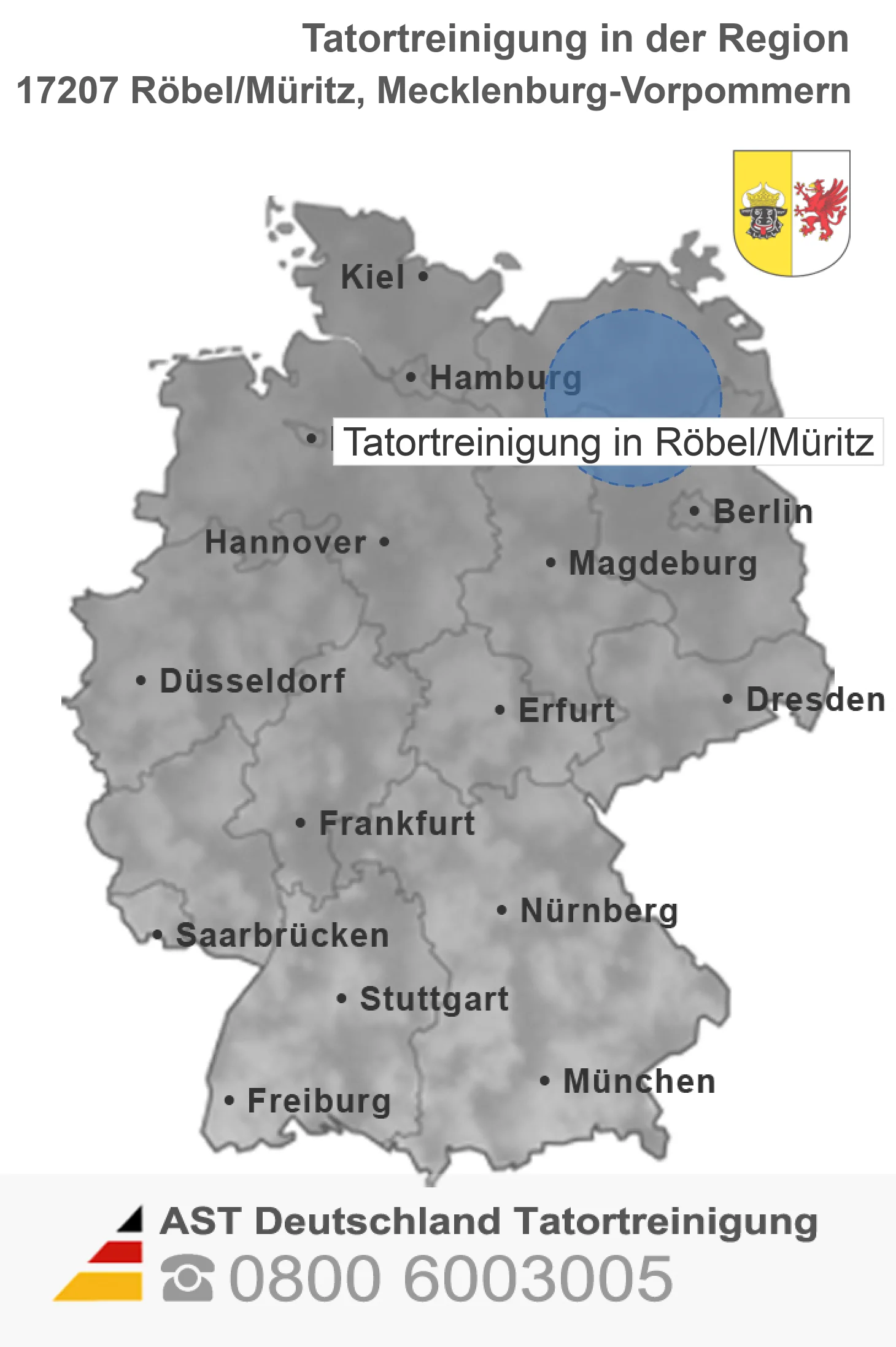 Tatortreinigung R&ouml;bel/M&uuml;ritz