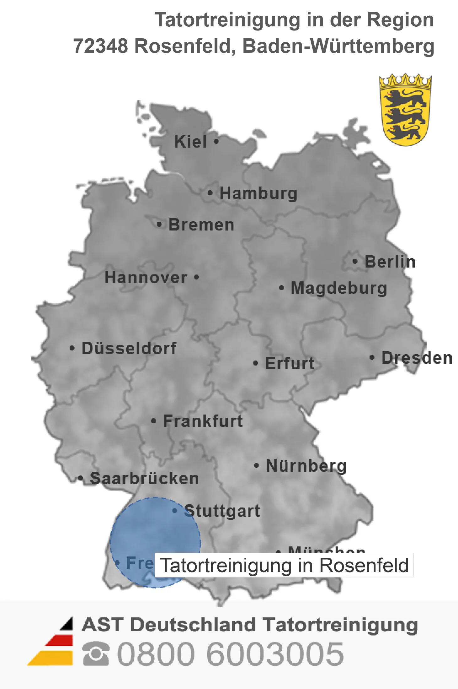Tatortreinigung Rosenfeld
