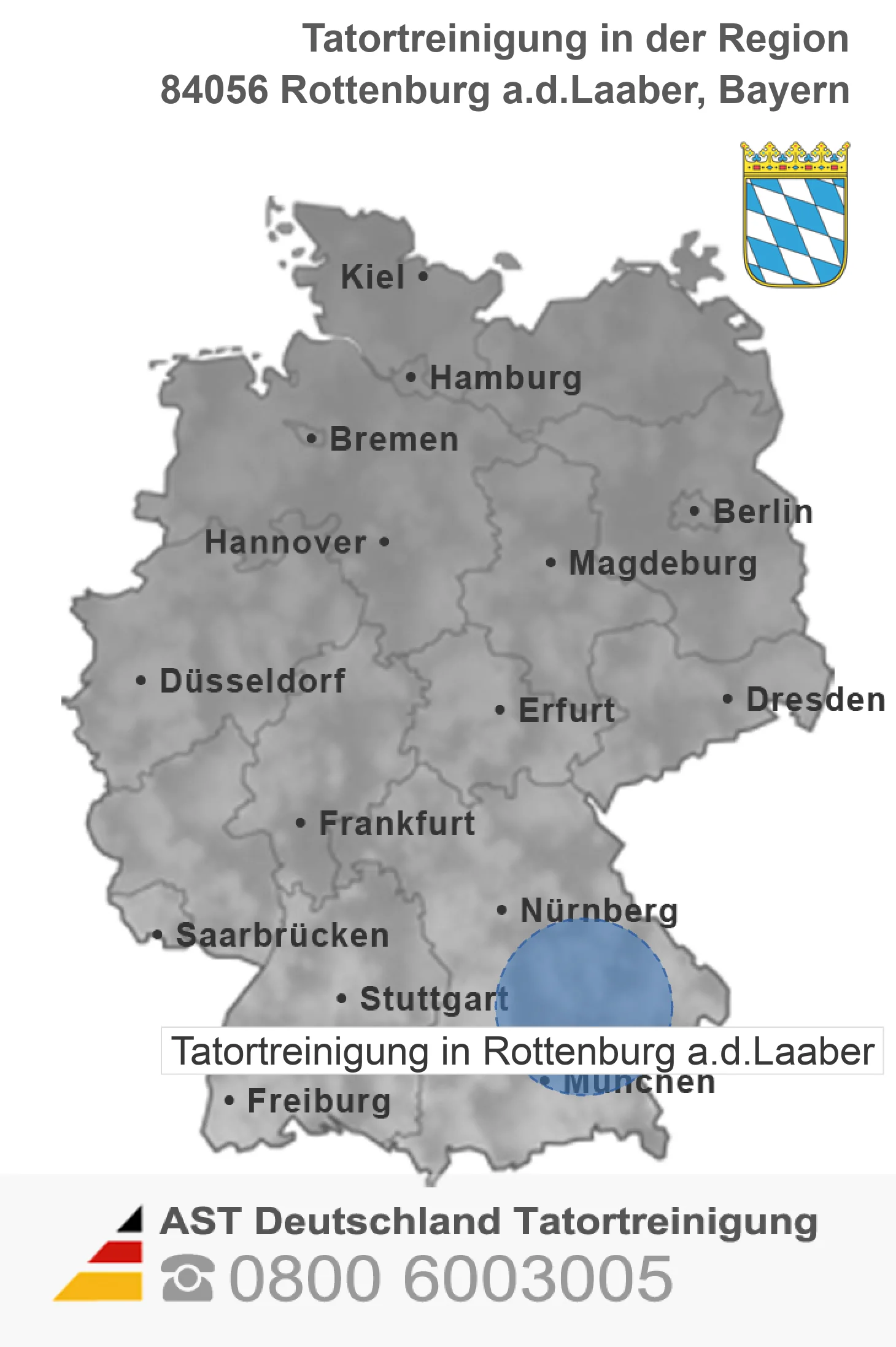 Tatortreinigung Rottenburg a.d.Laaber
