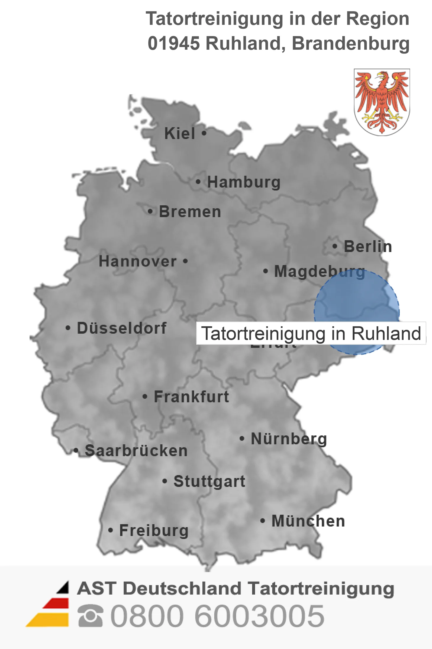 Tatortreinigung Ruhland