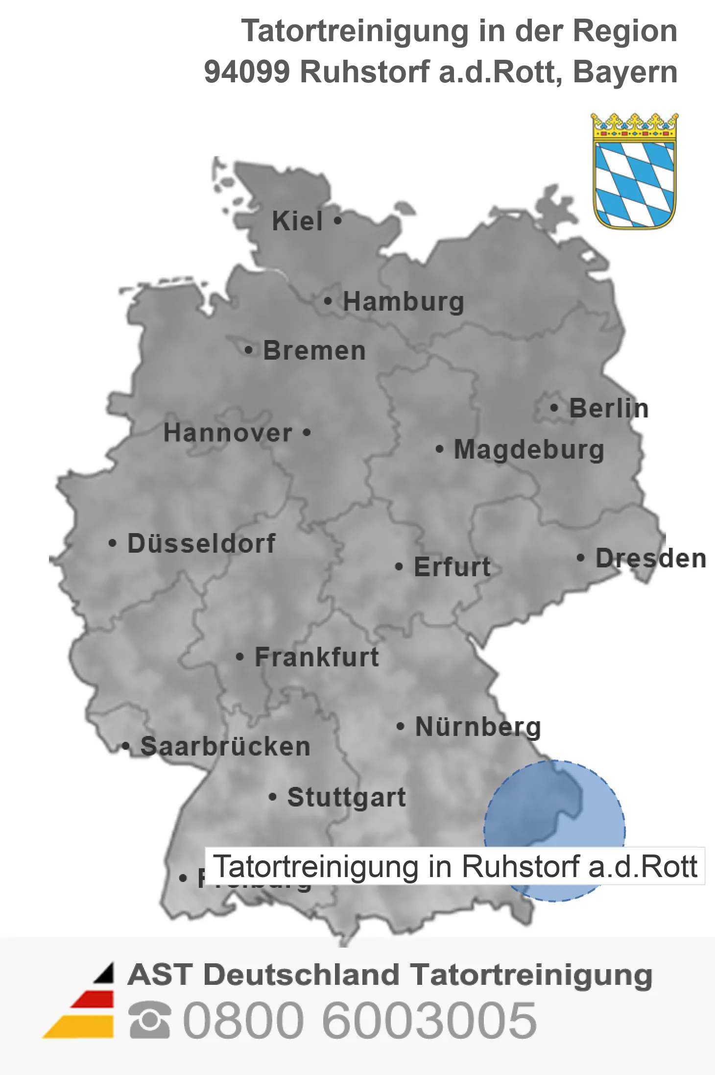 Tatortreinigung Ruhstorf a.d.Rott
