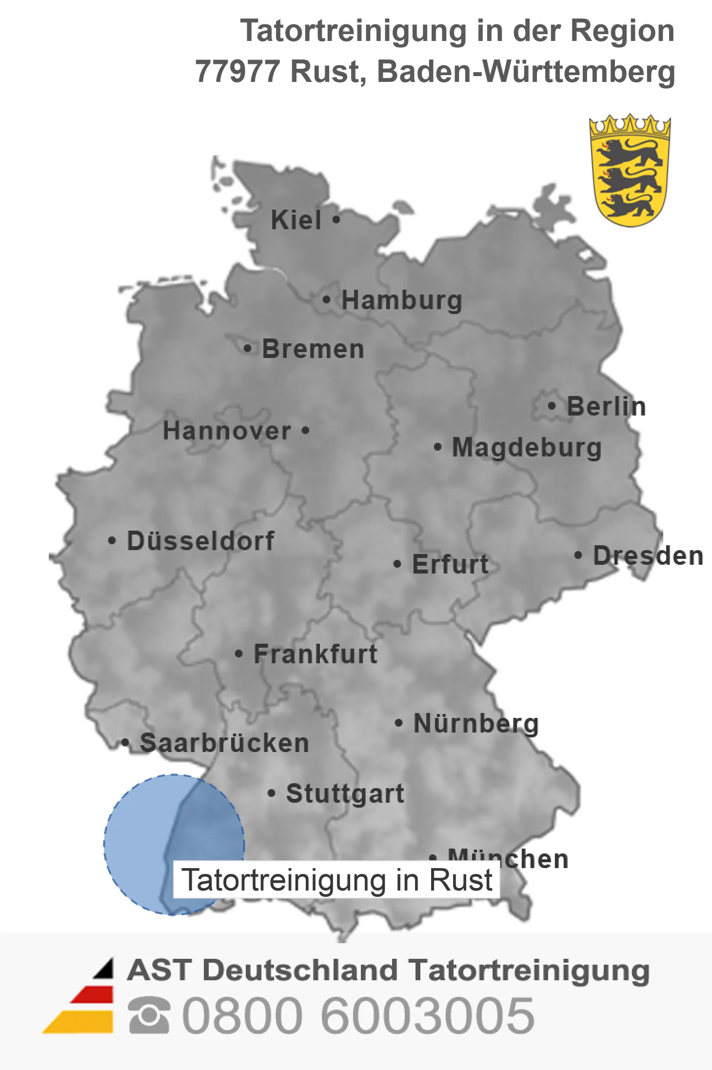 Tatortreinigung Rust