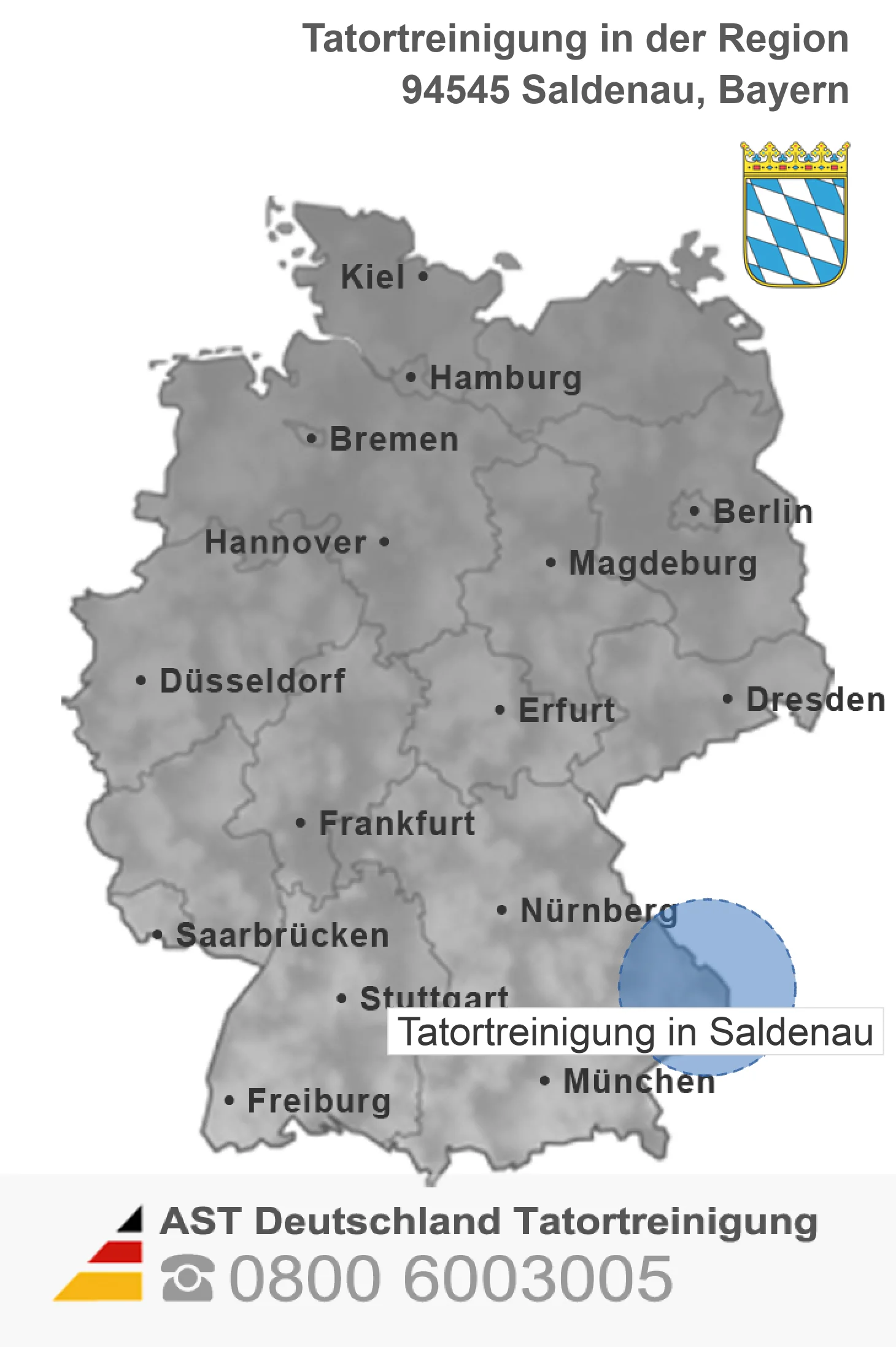 Tatortreinigung Saldenau