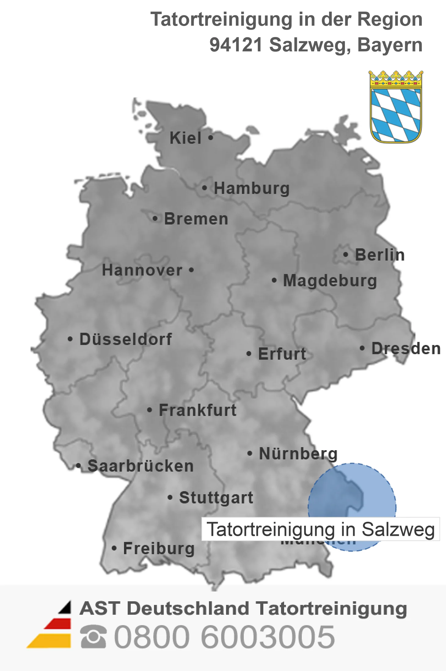 Tatortreinigung Salzweg