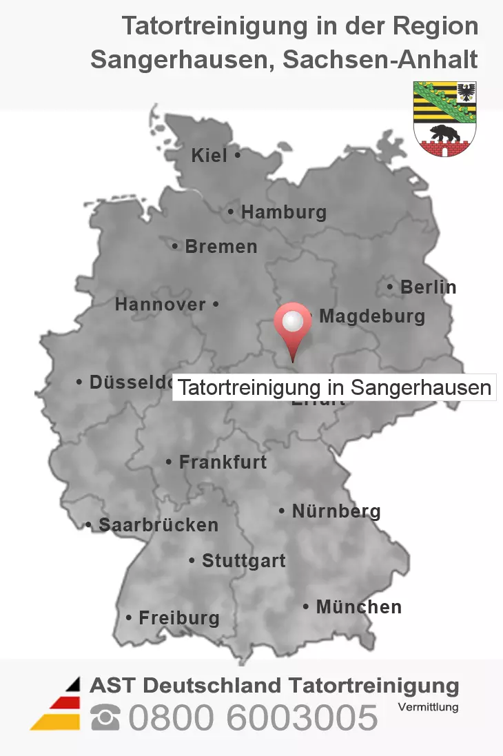 Leichenfundortreinigung Sangerhausen