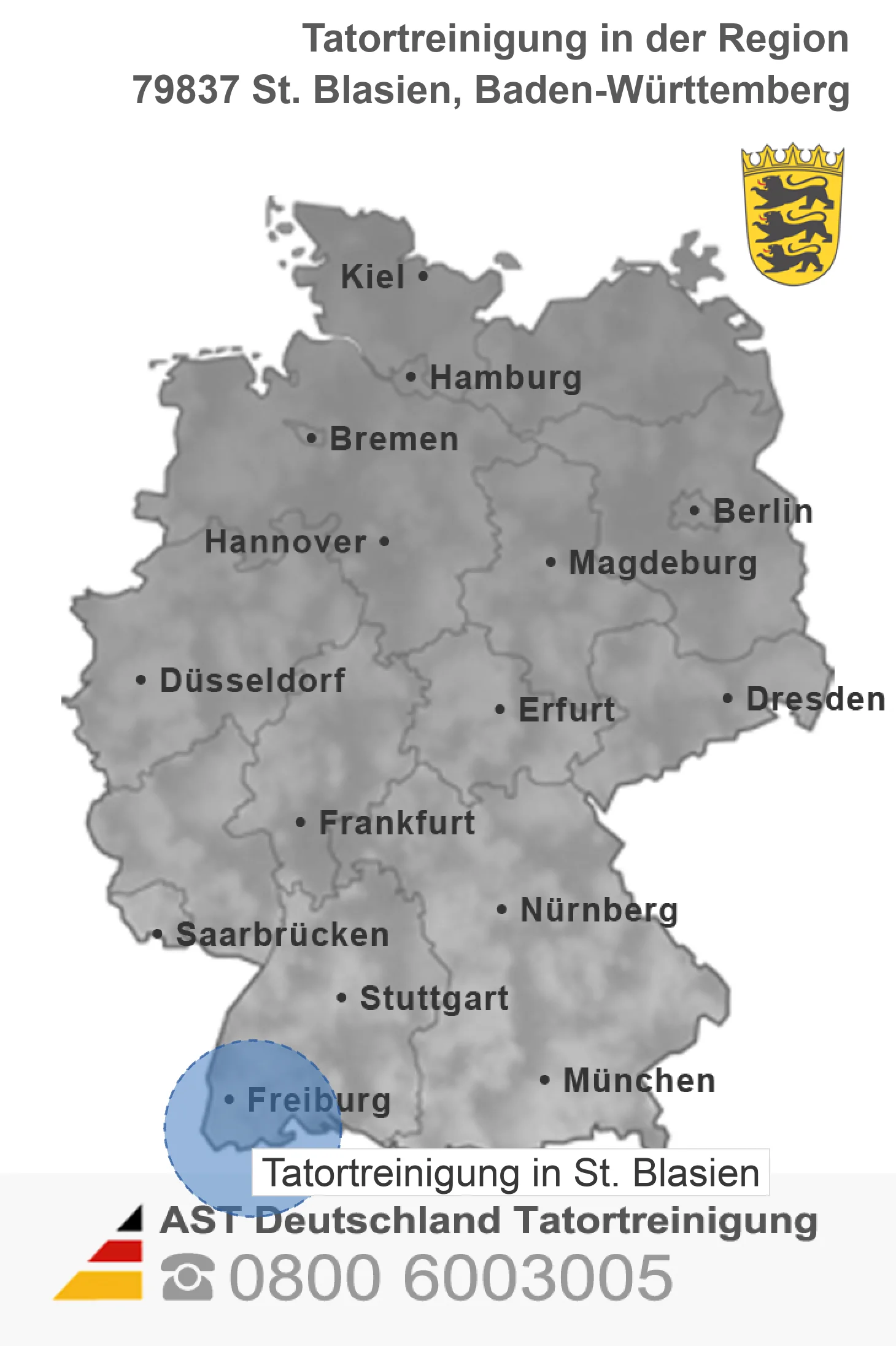 Tatortreinigung St. Blasien