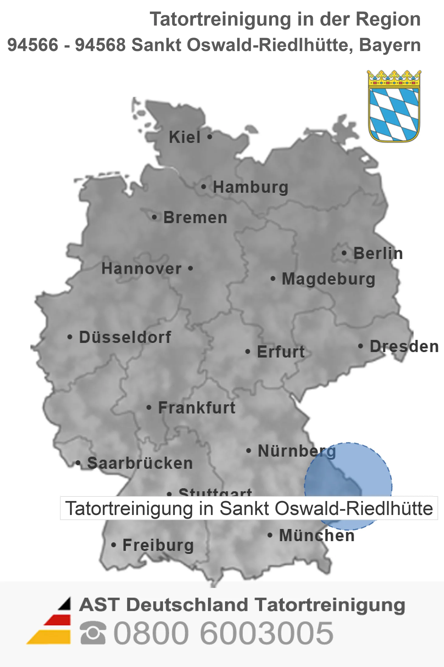 Tatortreinigung Sankt Oswald-Riedlh&uuml;tte