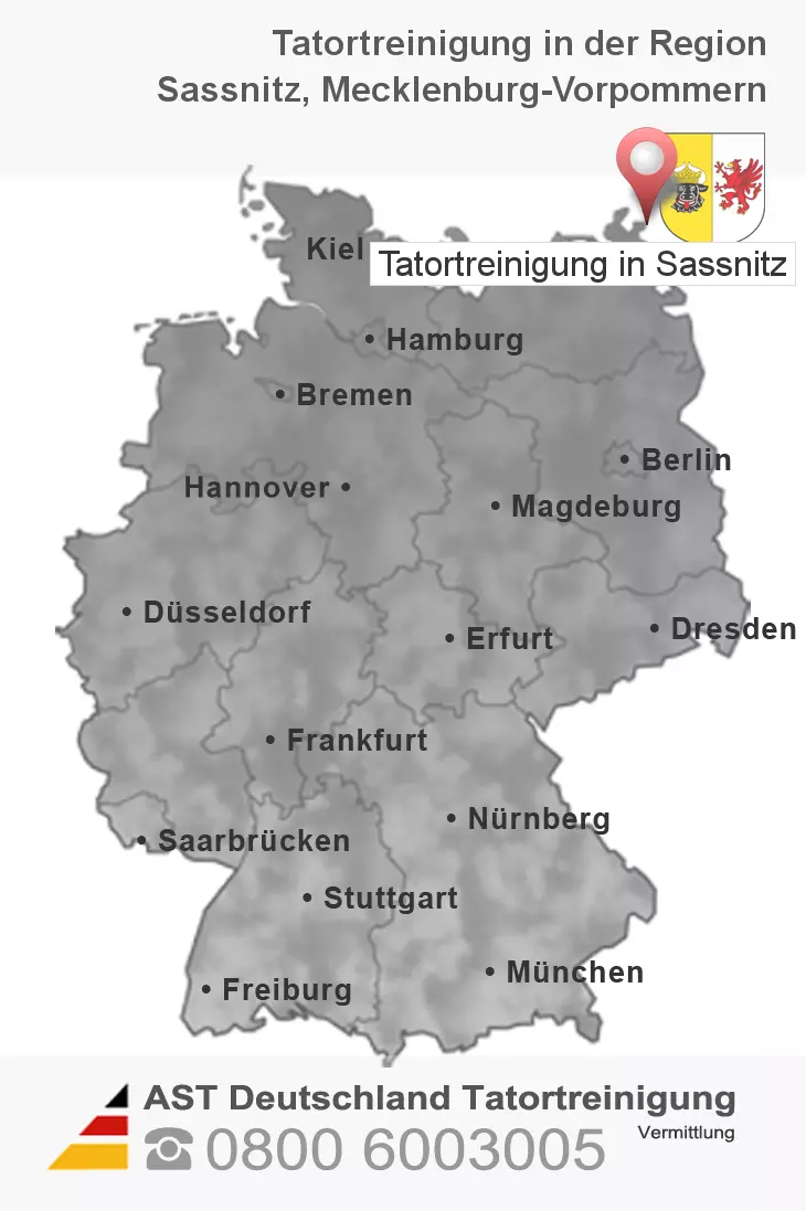 Tatortreinigung Sassnitz