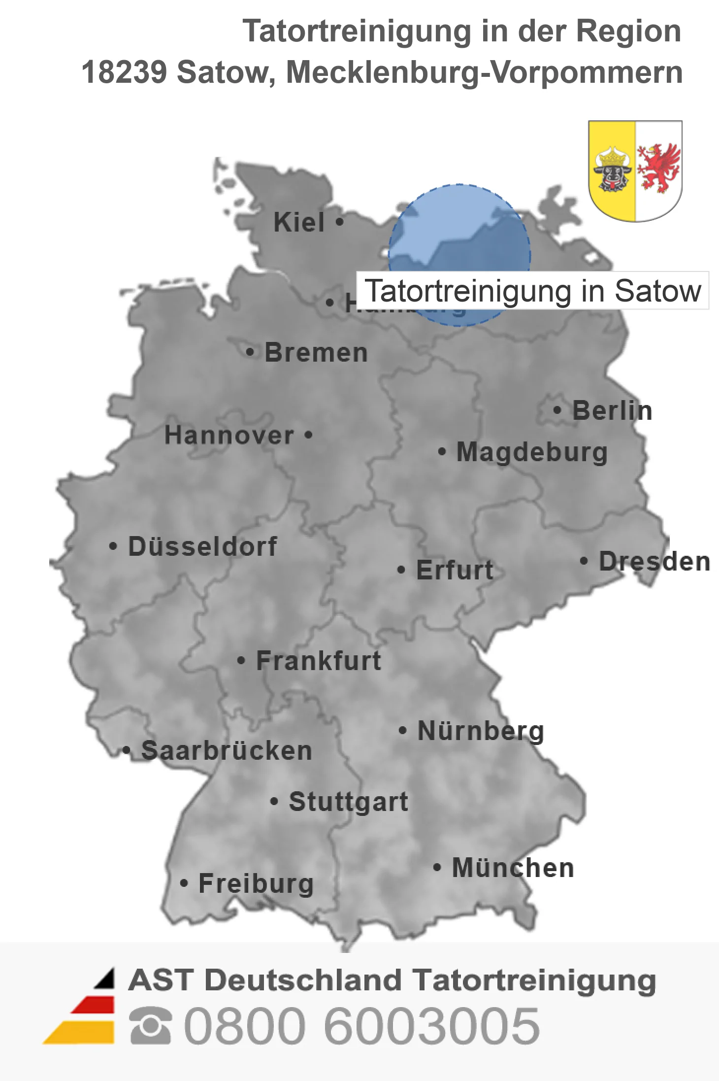 Tatortreinigung Satow