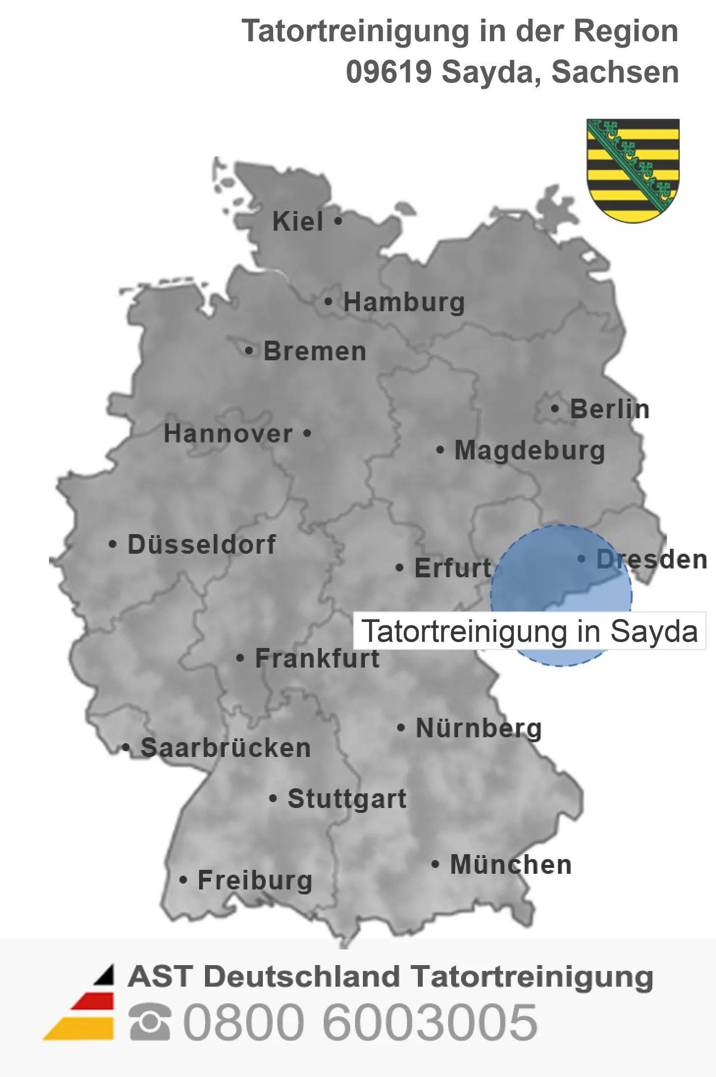 Tatortreinigung Sayda