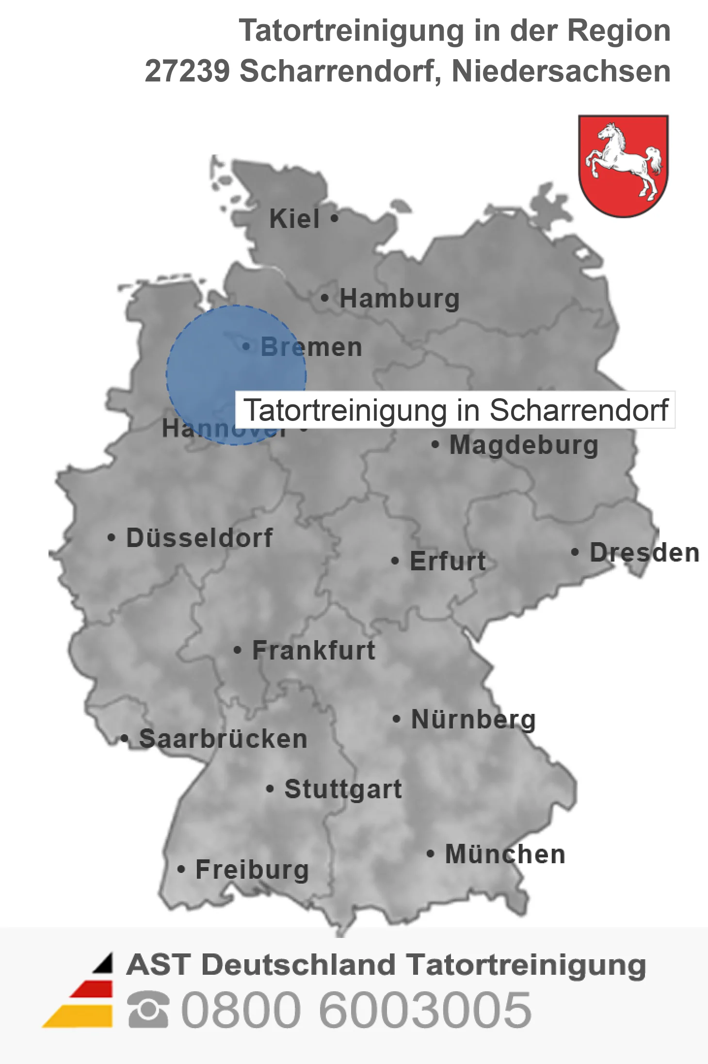 Tatortreinigung Scharrendorf