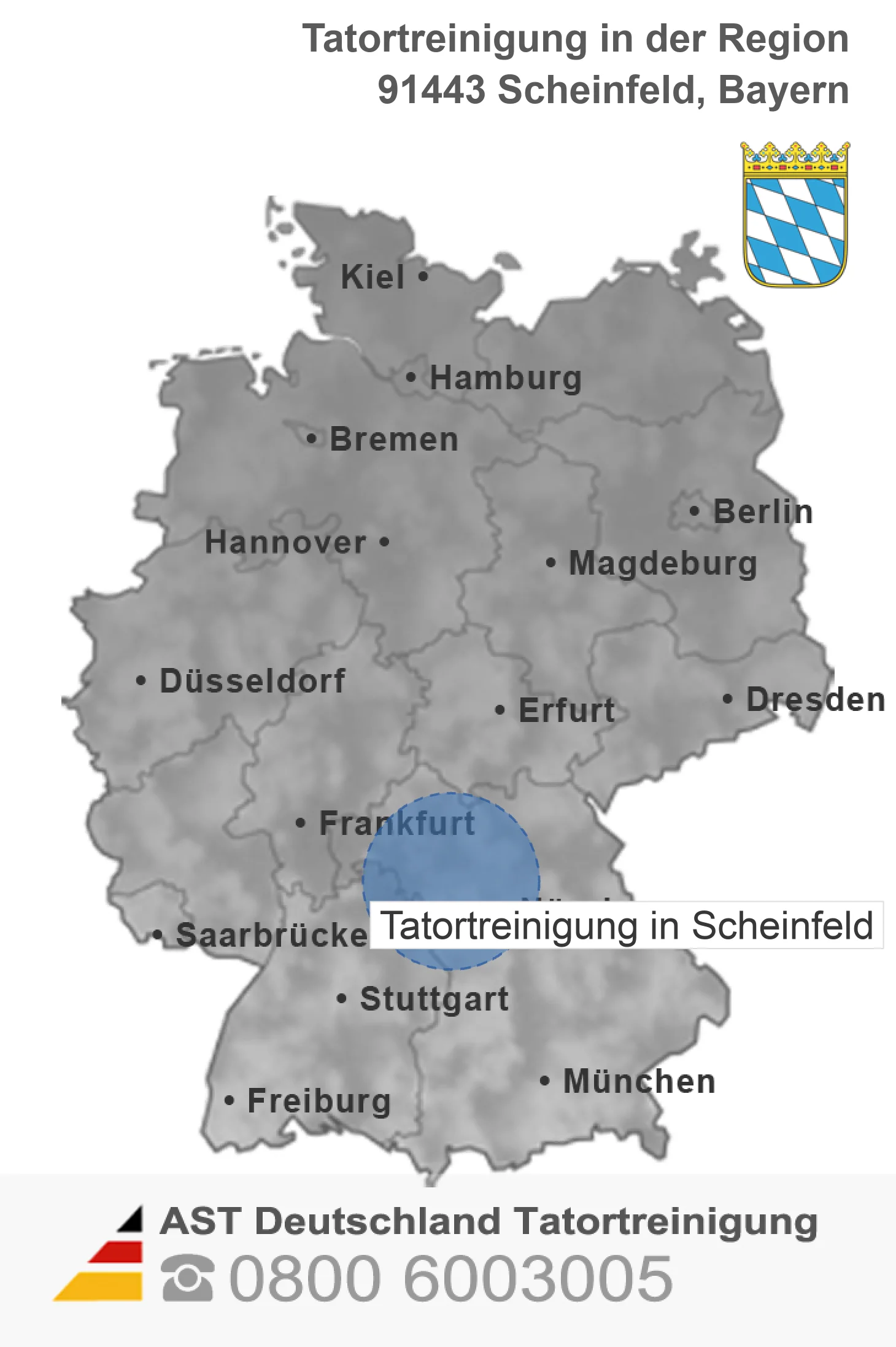 Tatortreinigung Scheinfeld