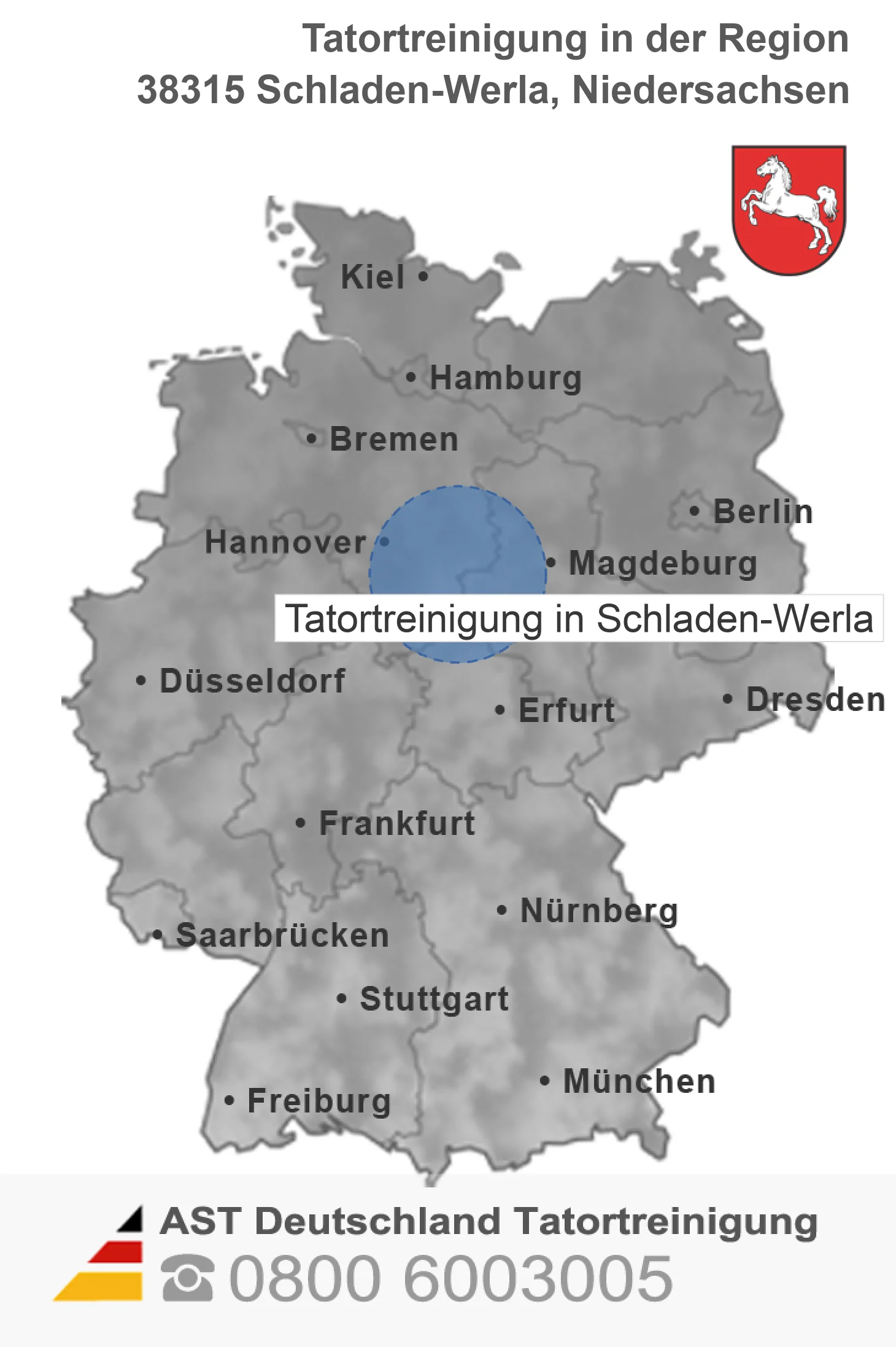 Tatortreinigung Schladen-Werla