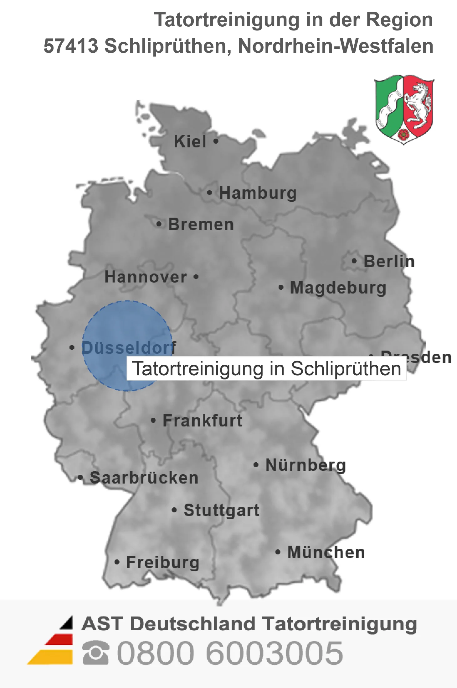 Tatortreinigung Schlipr&uuml;then