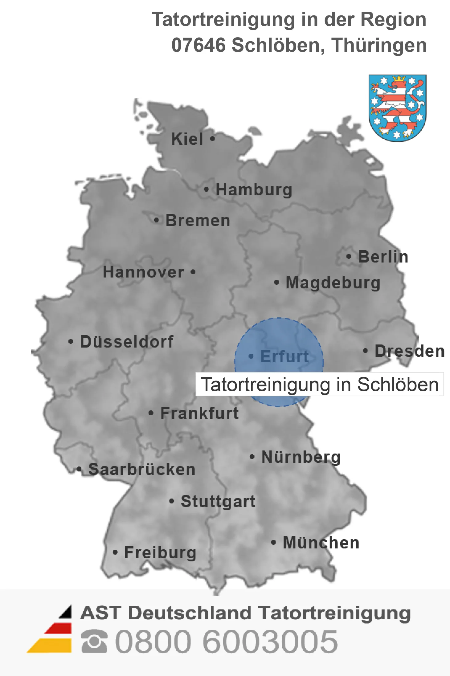 Tatortreinigung Schl&ouml;ben