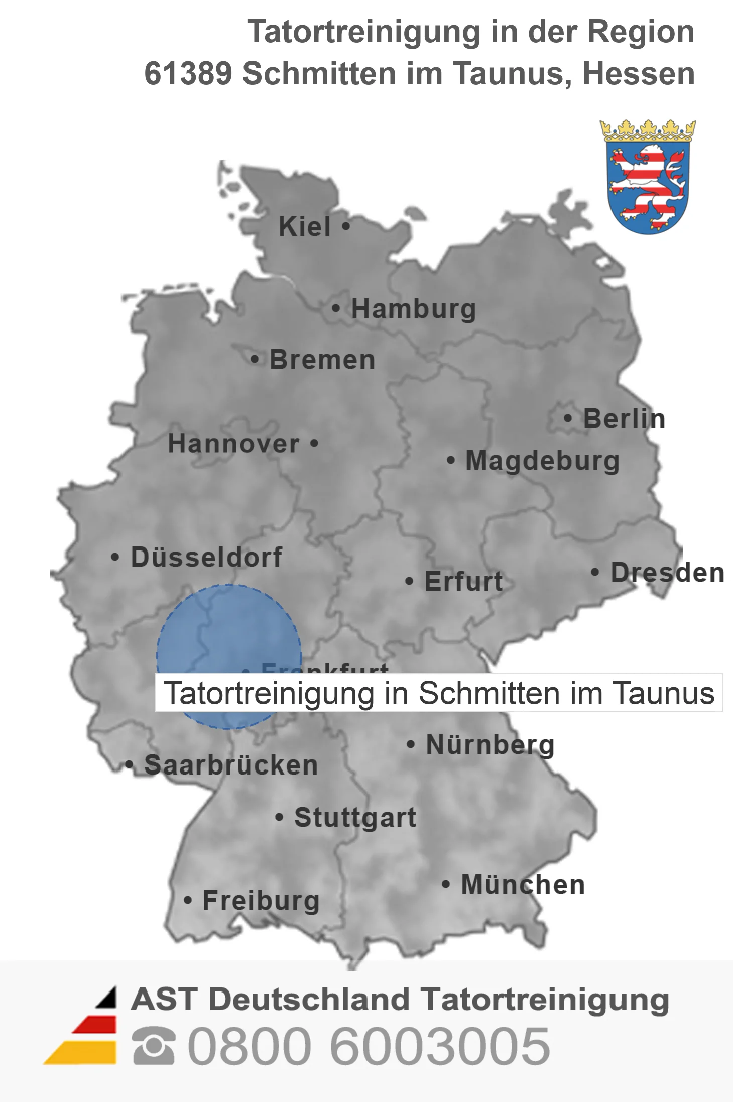 Tatortreinigung Schmitten im Taunus