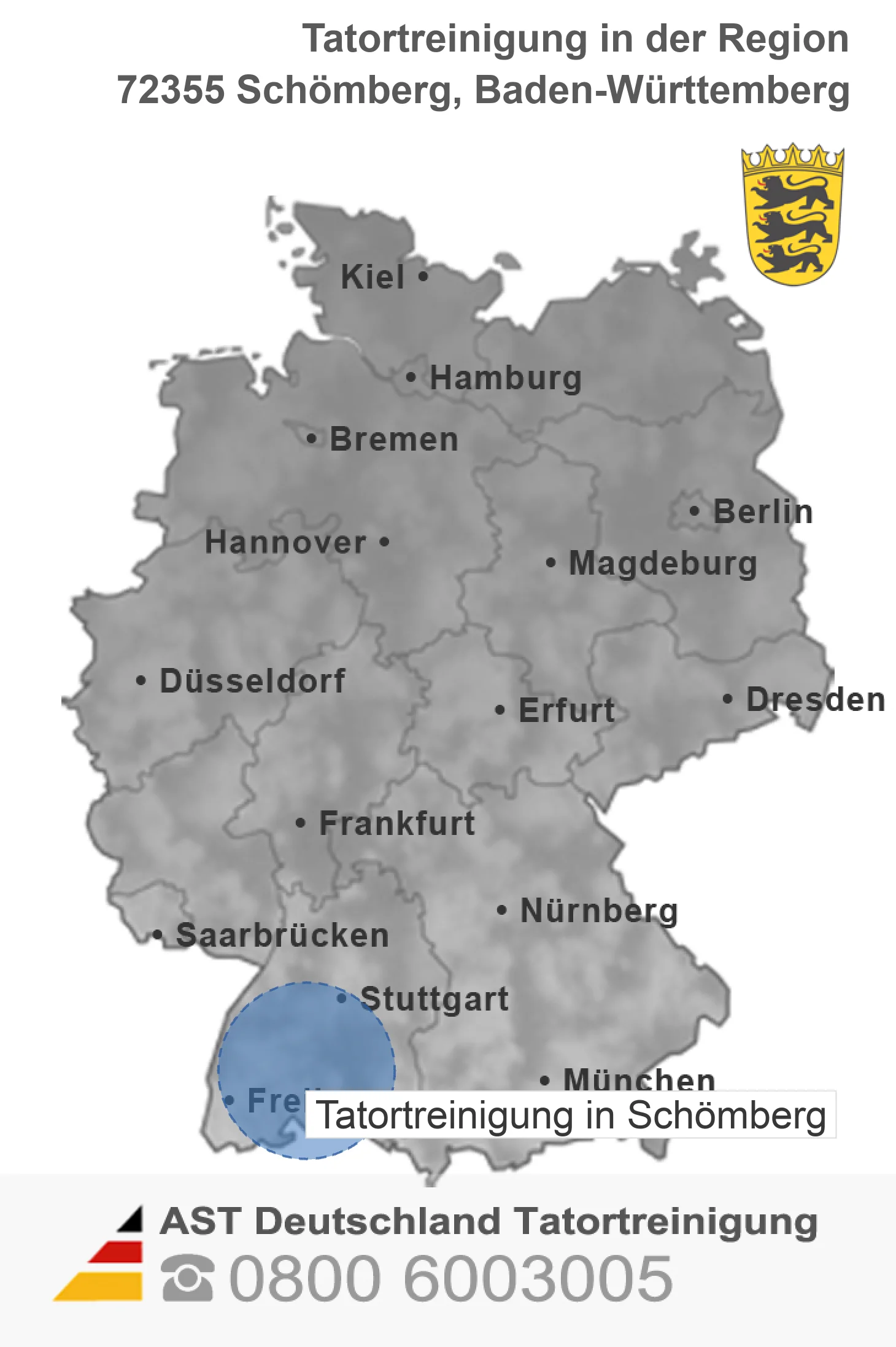 Tatortreinigung Sch&ouml;mberg