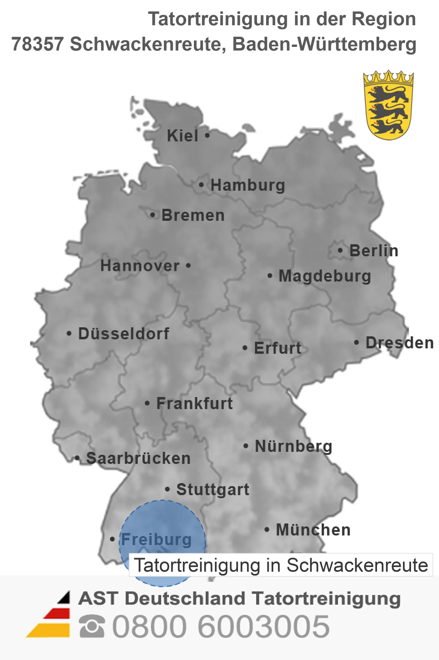 Tatortreinigung Schwackenreute