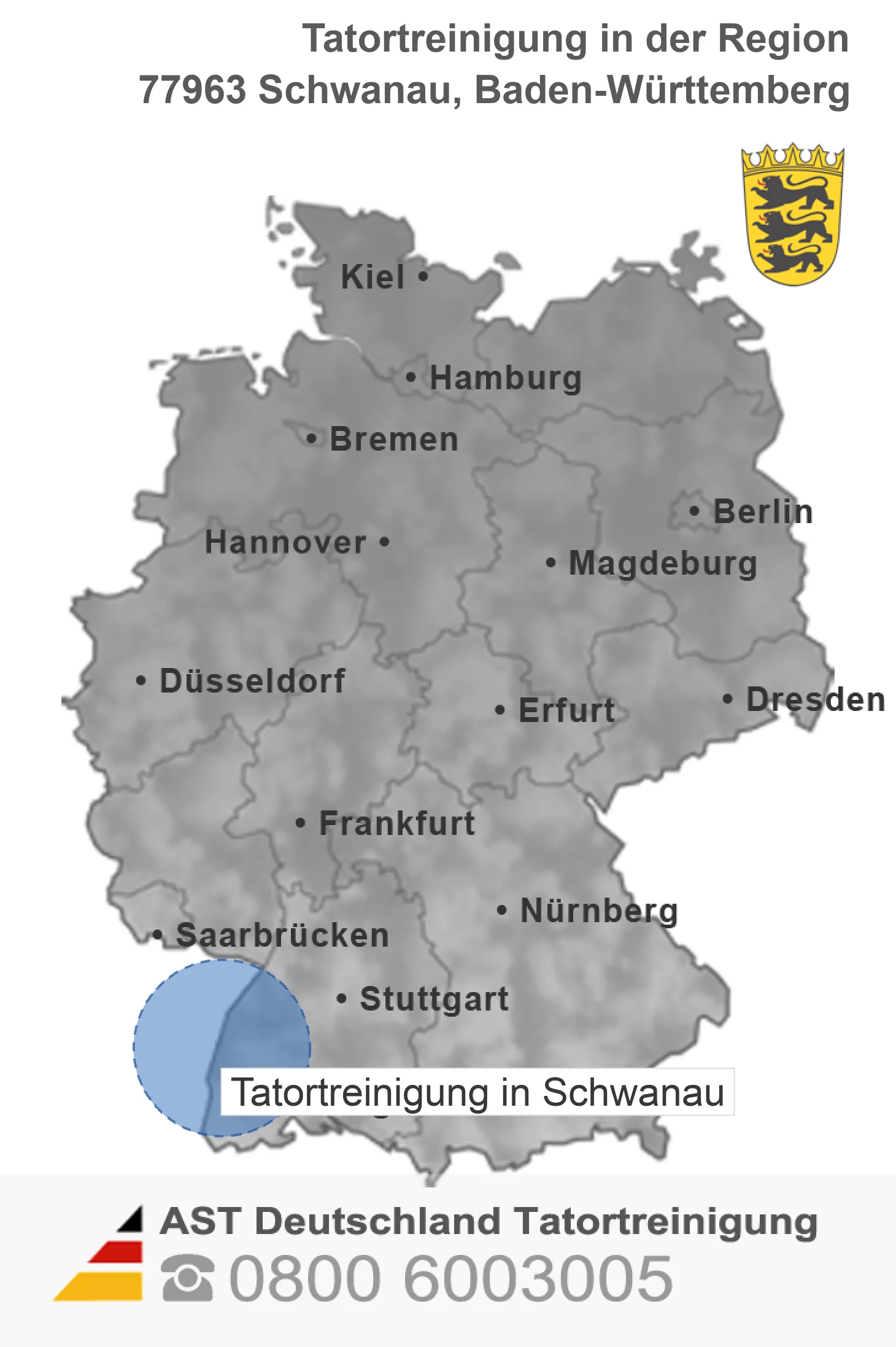 Tatortreinigung Schwanau