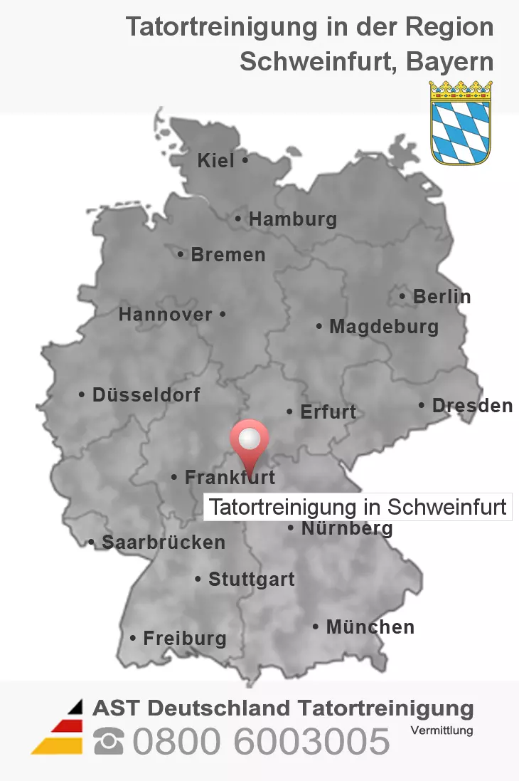 Tatortreinigung Schweinfurt