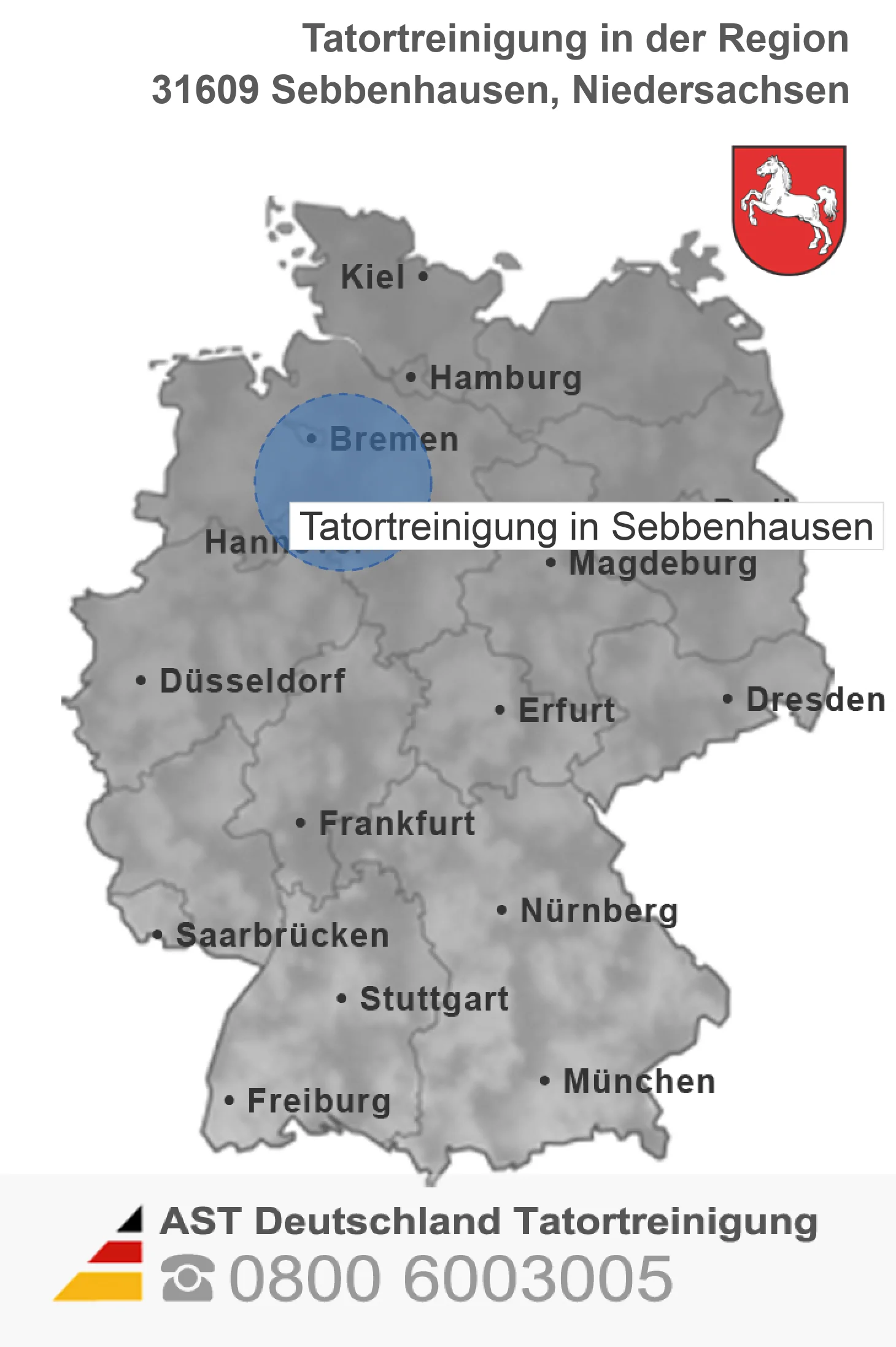 Tatortreinigung Sebbenhausen